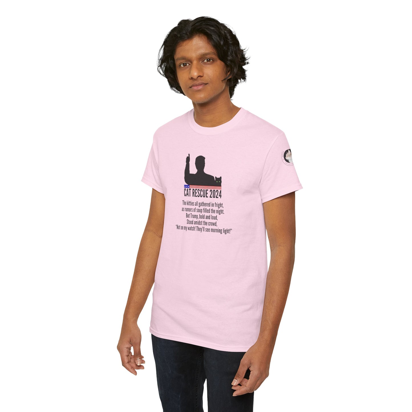 Cat Rescue 2024 Unisex Heavy Cotton Tee