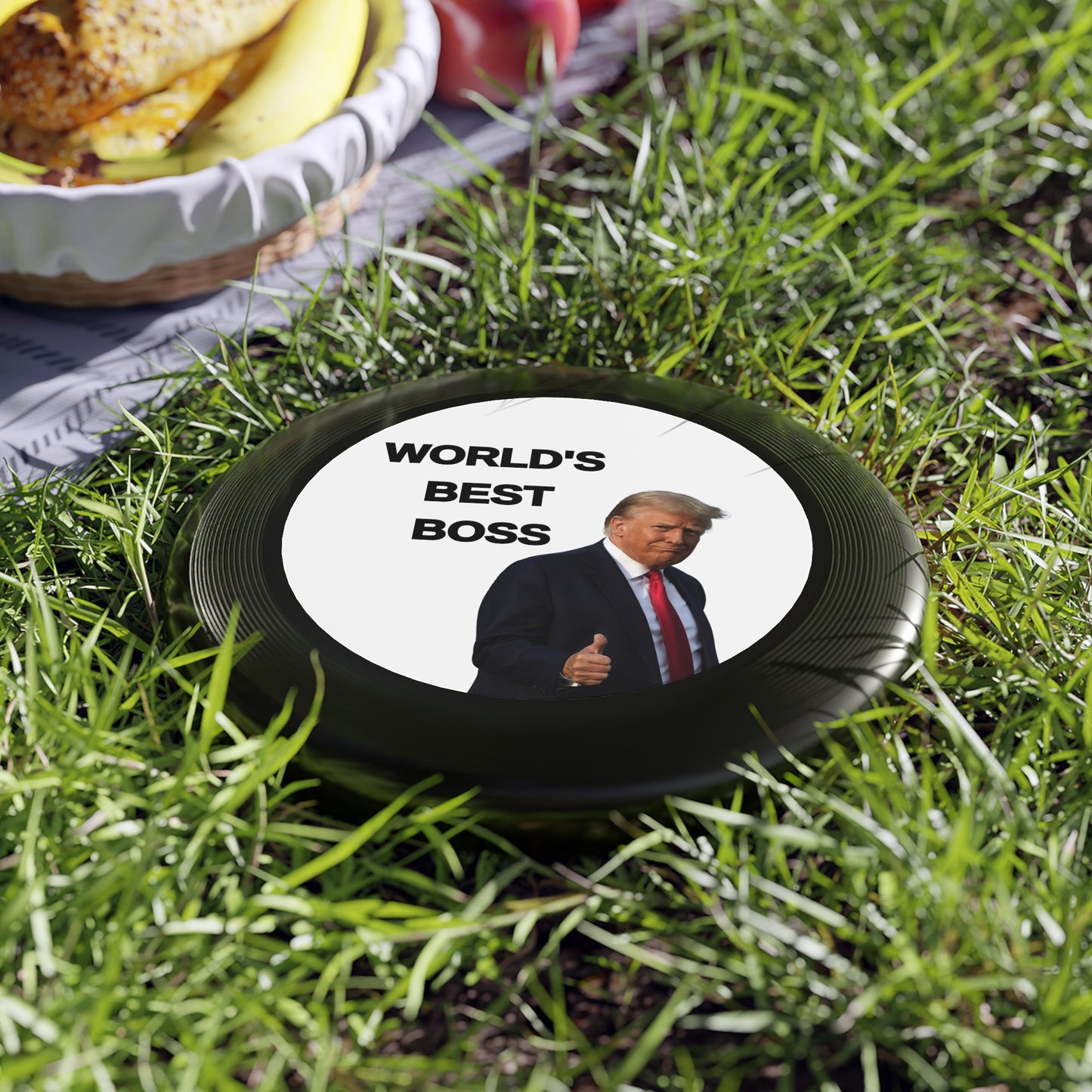 World's Best Boss Frisbee - Fun Outdoor Toy for Friends & Family