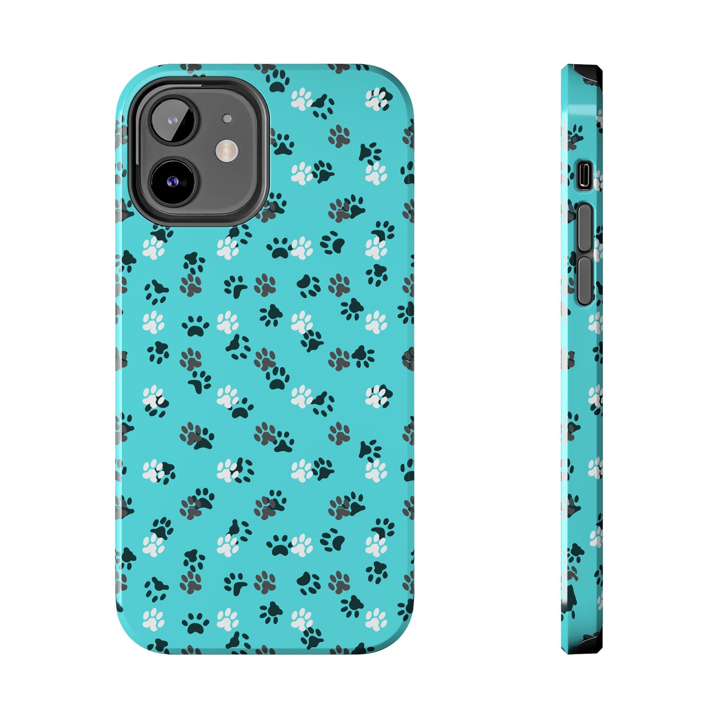 Teal Paws Tough Phone Cases - Phone Case - Epileptic Al’s Shop