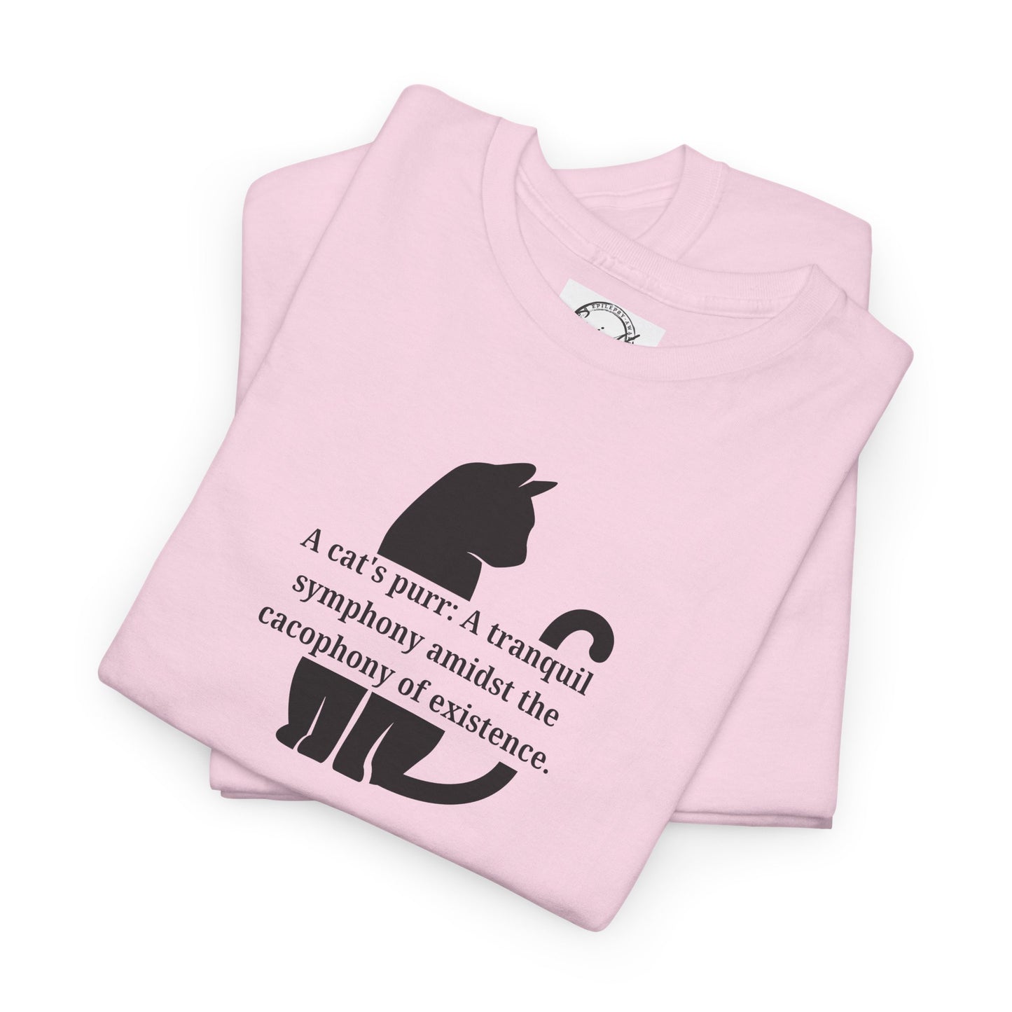 Purr Prose: Cacophony of Life Unisex Heavy Cotton Tee