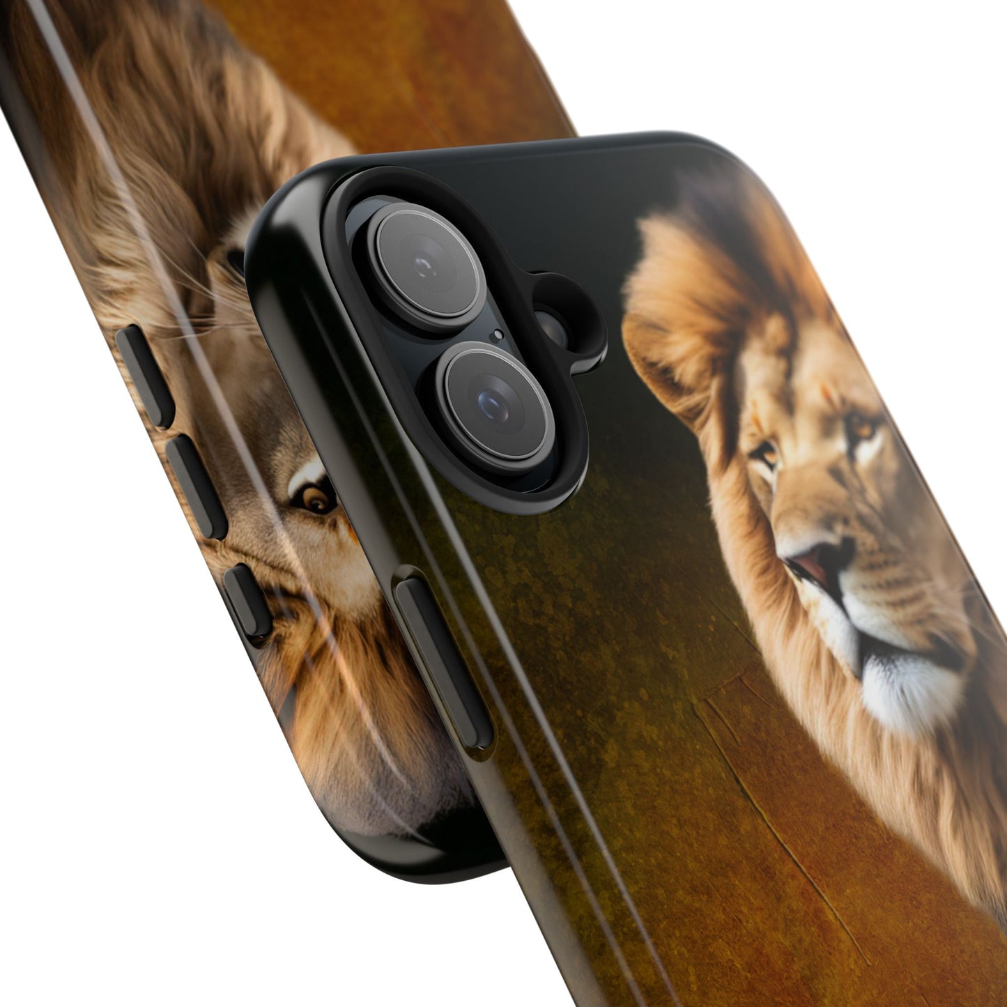 Majestic Lion Tough Phone Case - Durable Protection for Wildlife Lovers