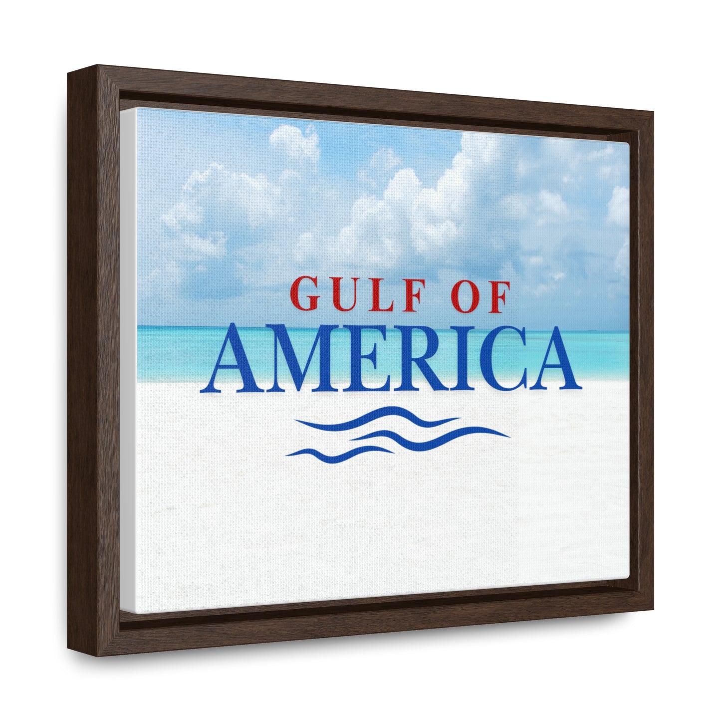 Gulf of America Canvas Wrap - Coastal Wall Art for Beach Lovers