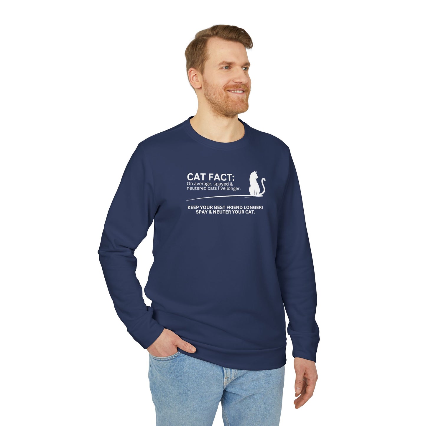 Spay & Neuter adidas Unisex Fleece Crewneck Sweatshirt