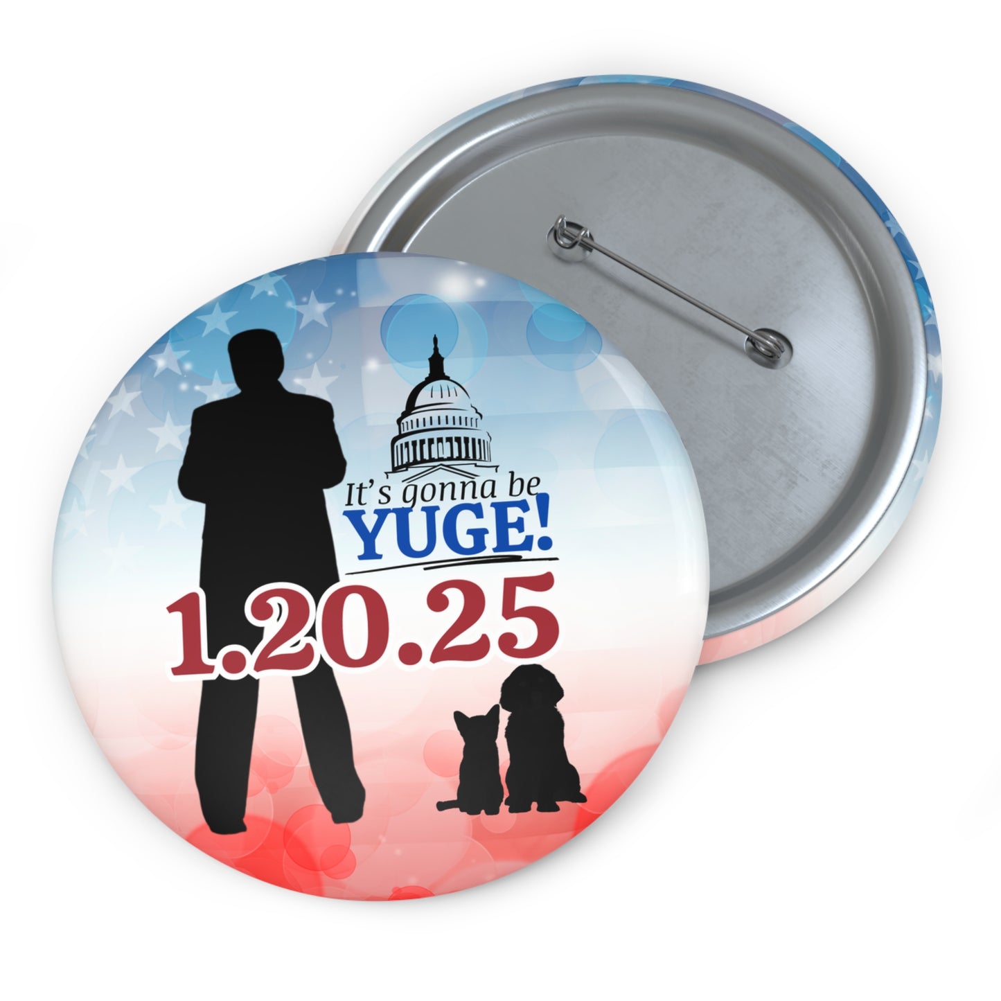 Gonna Be Yuge Pin Buttons