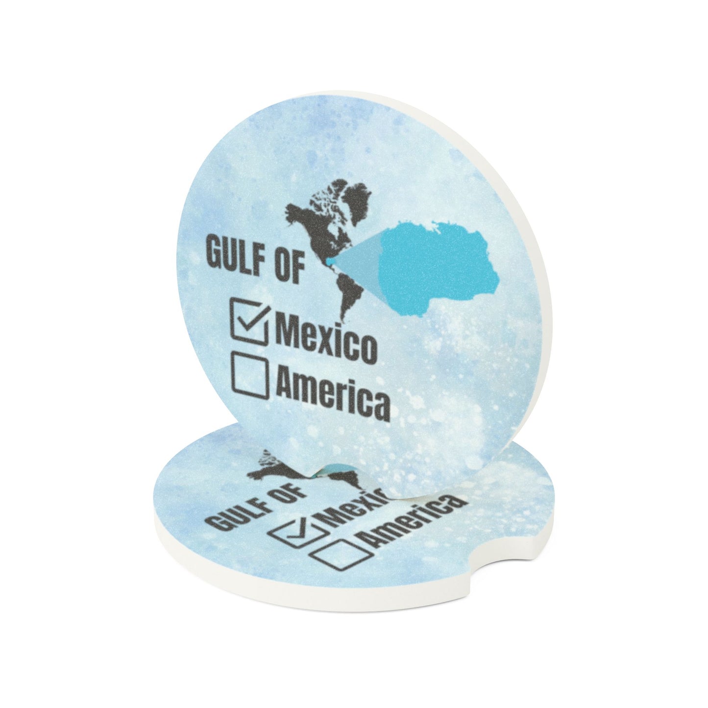 Gulf of Mexico Soapstone Car Coaster