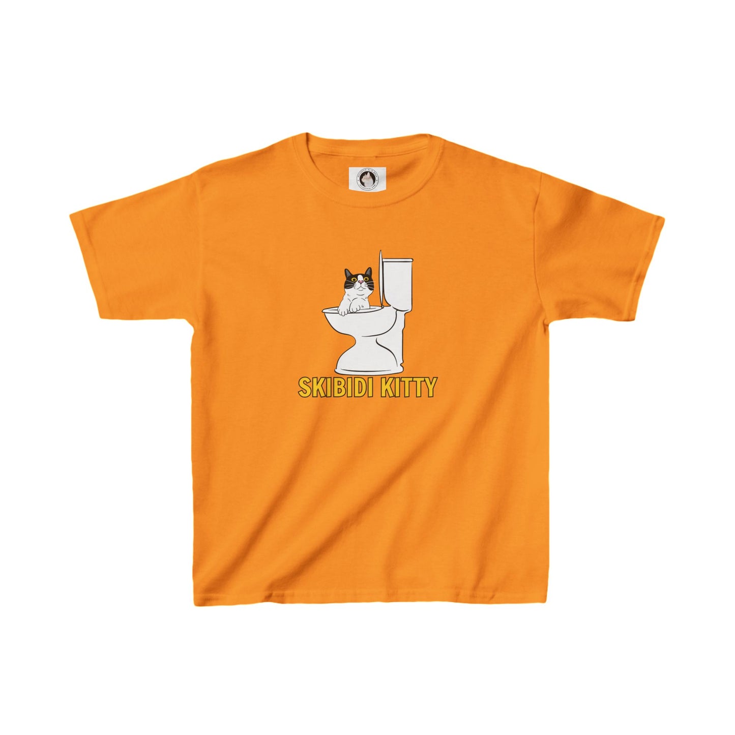 Skibidi Cat Kids Heavy Cotton™ Tee