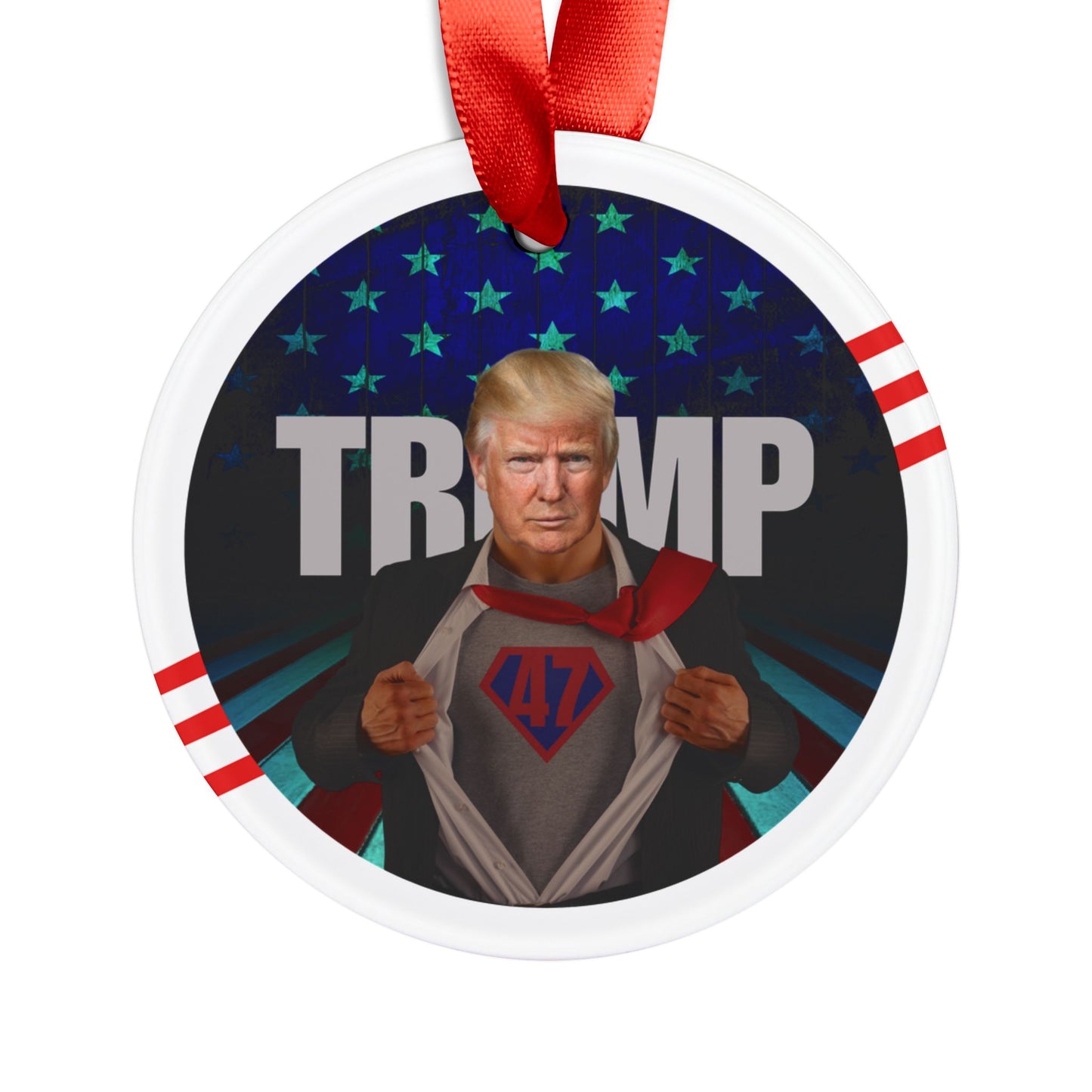 Trump is Back 47 Acrylic Ornament with Ribbon