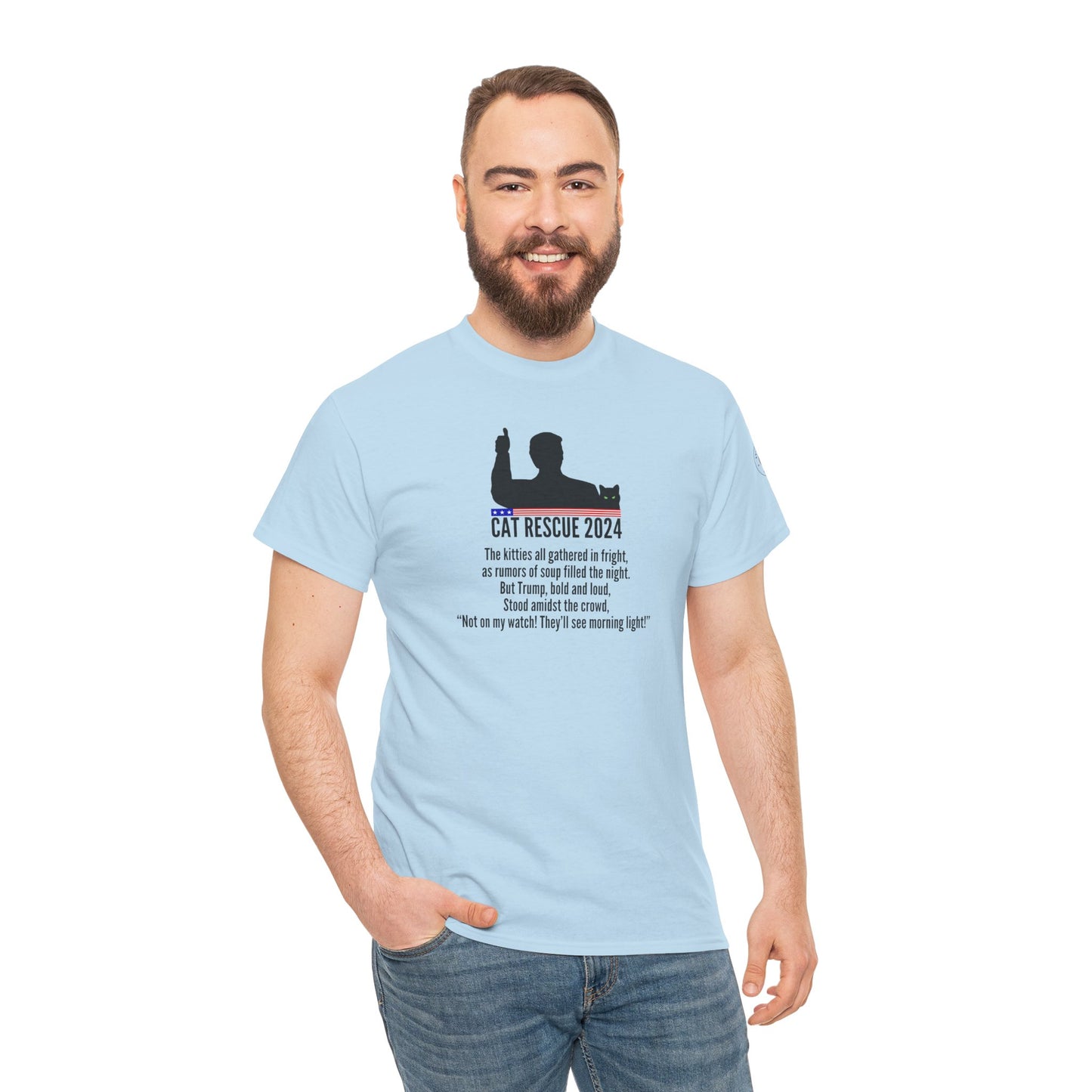 Cat Rescue 2024 Unisex Heavy Cotton Tee