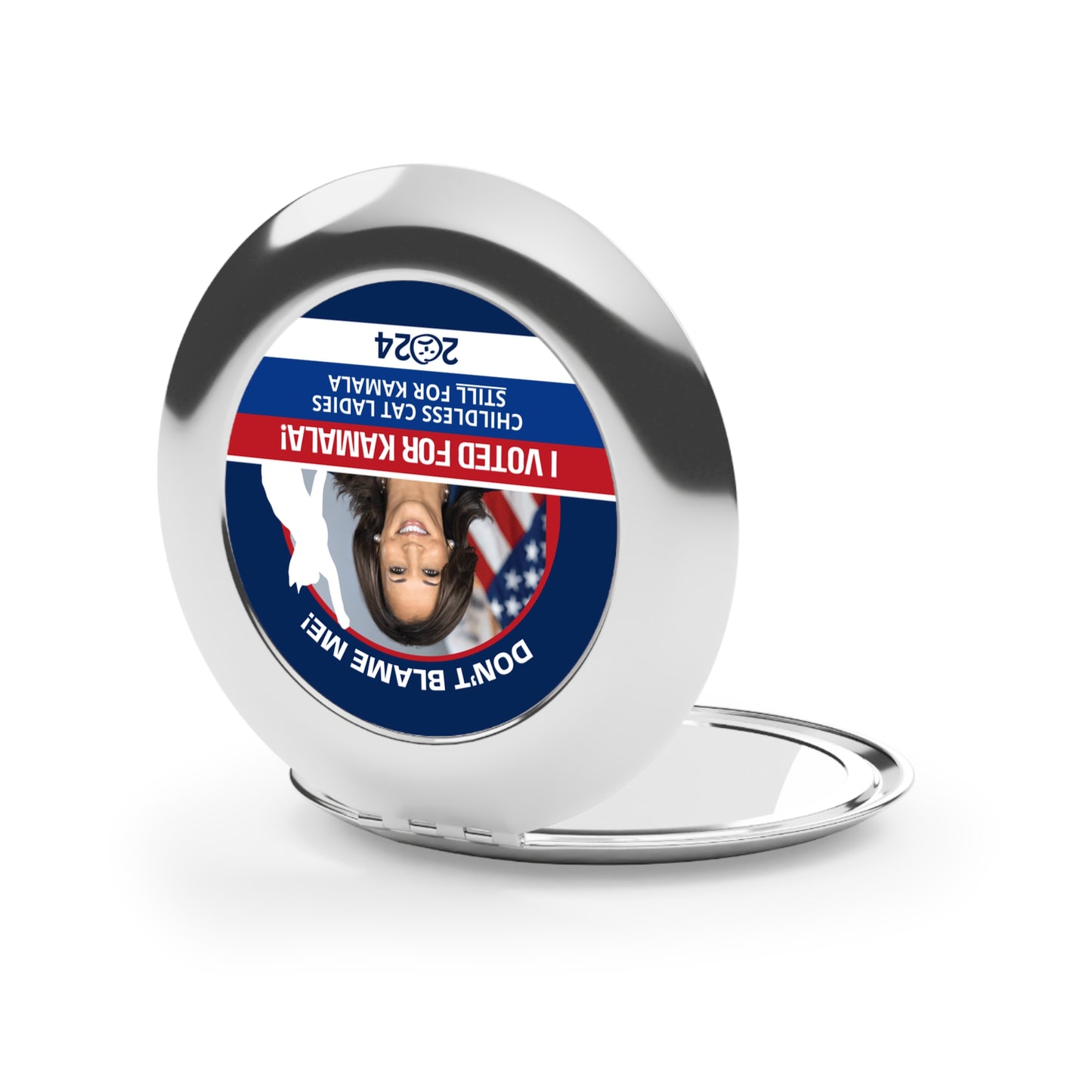 Voted for Kamala Compact Travel Mirror