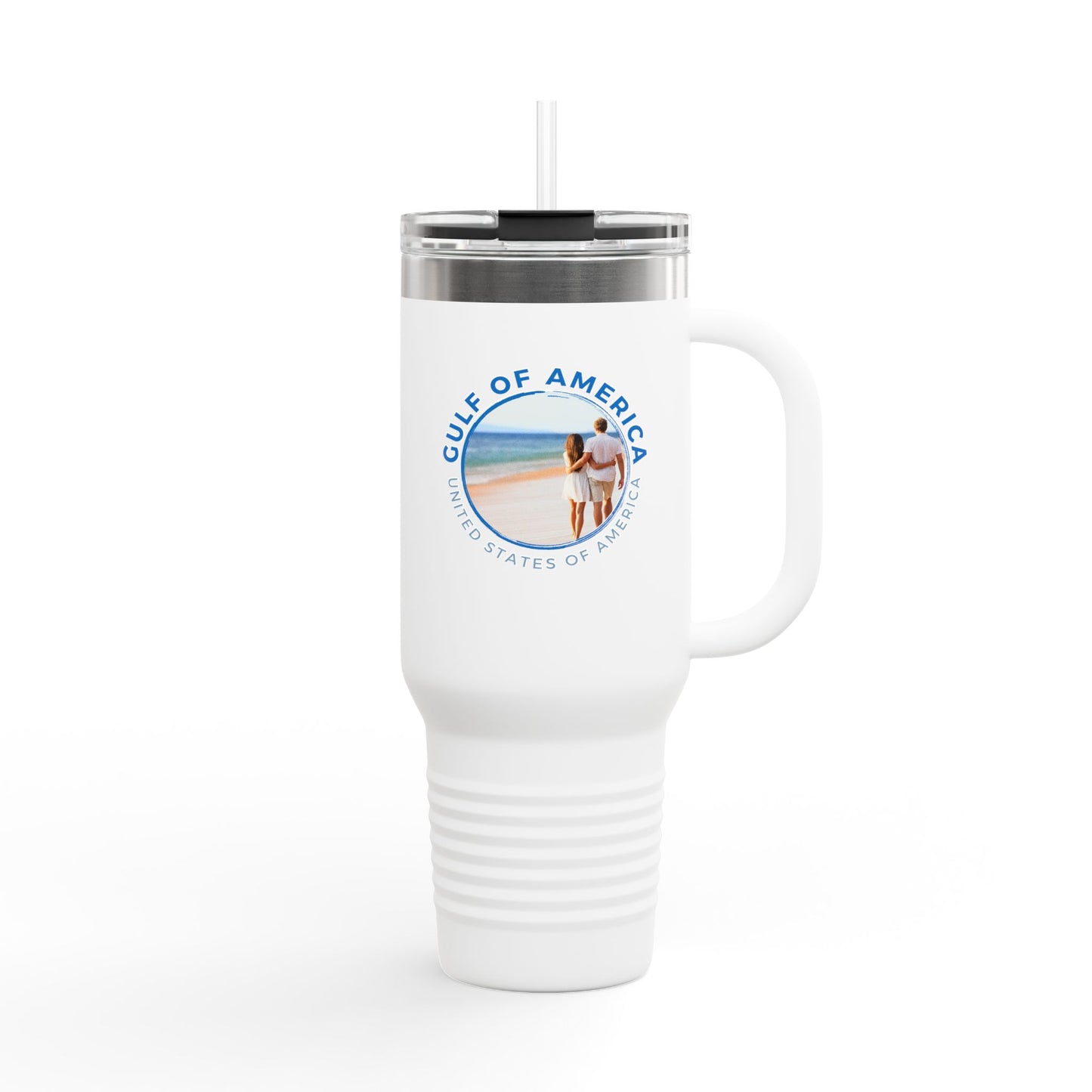 Gulf of America Insulated Travel Mug, 40oz