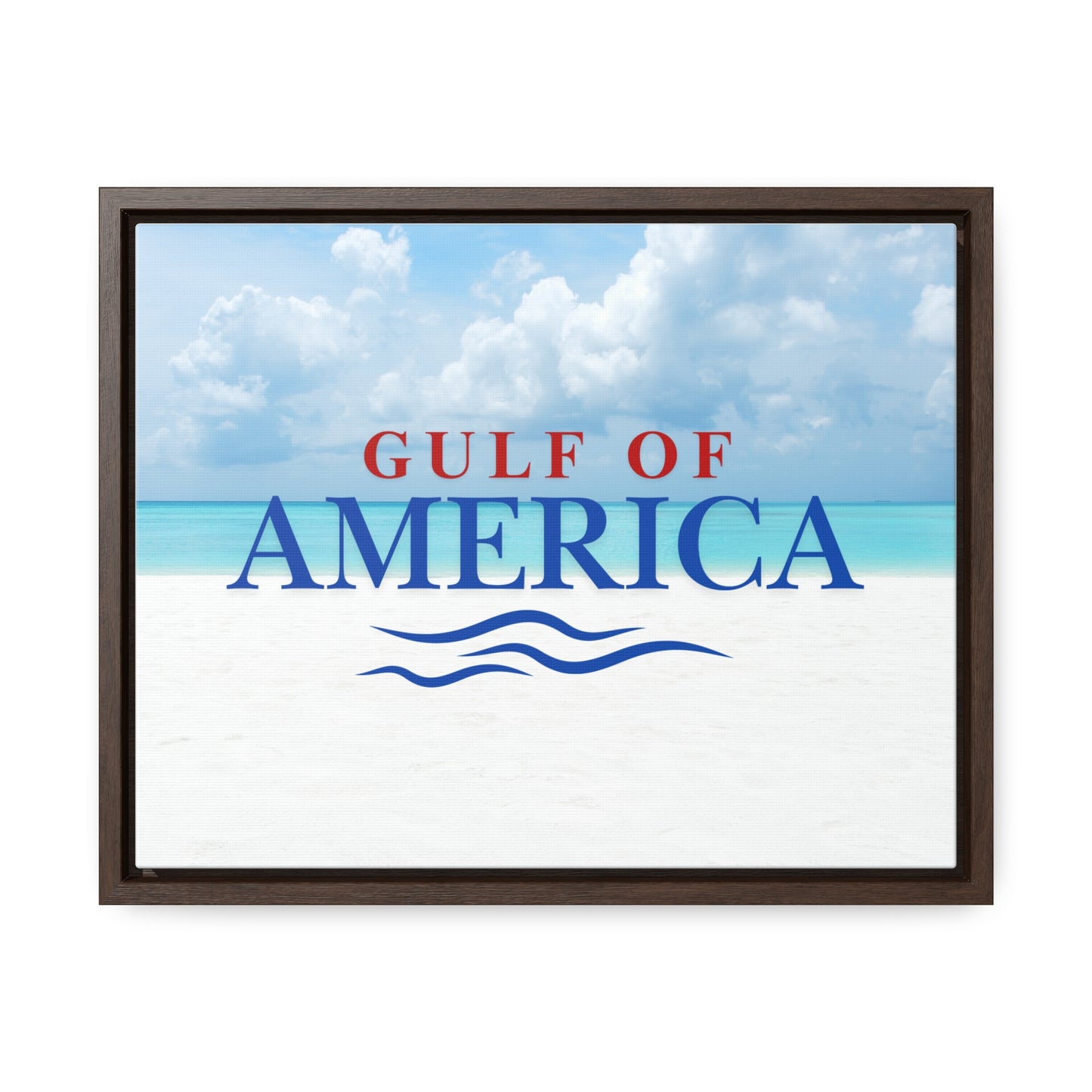 Gulf of America Canvas Wrap - Coastal Wall Art for Beach Lovers