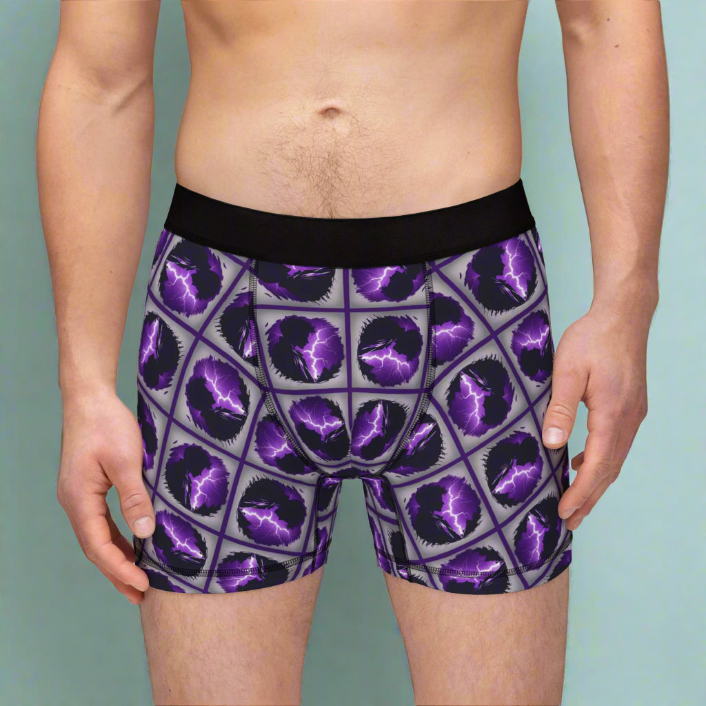 Lightning Brain Epilepsy Awareness Men's Boxers