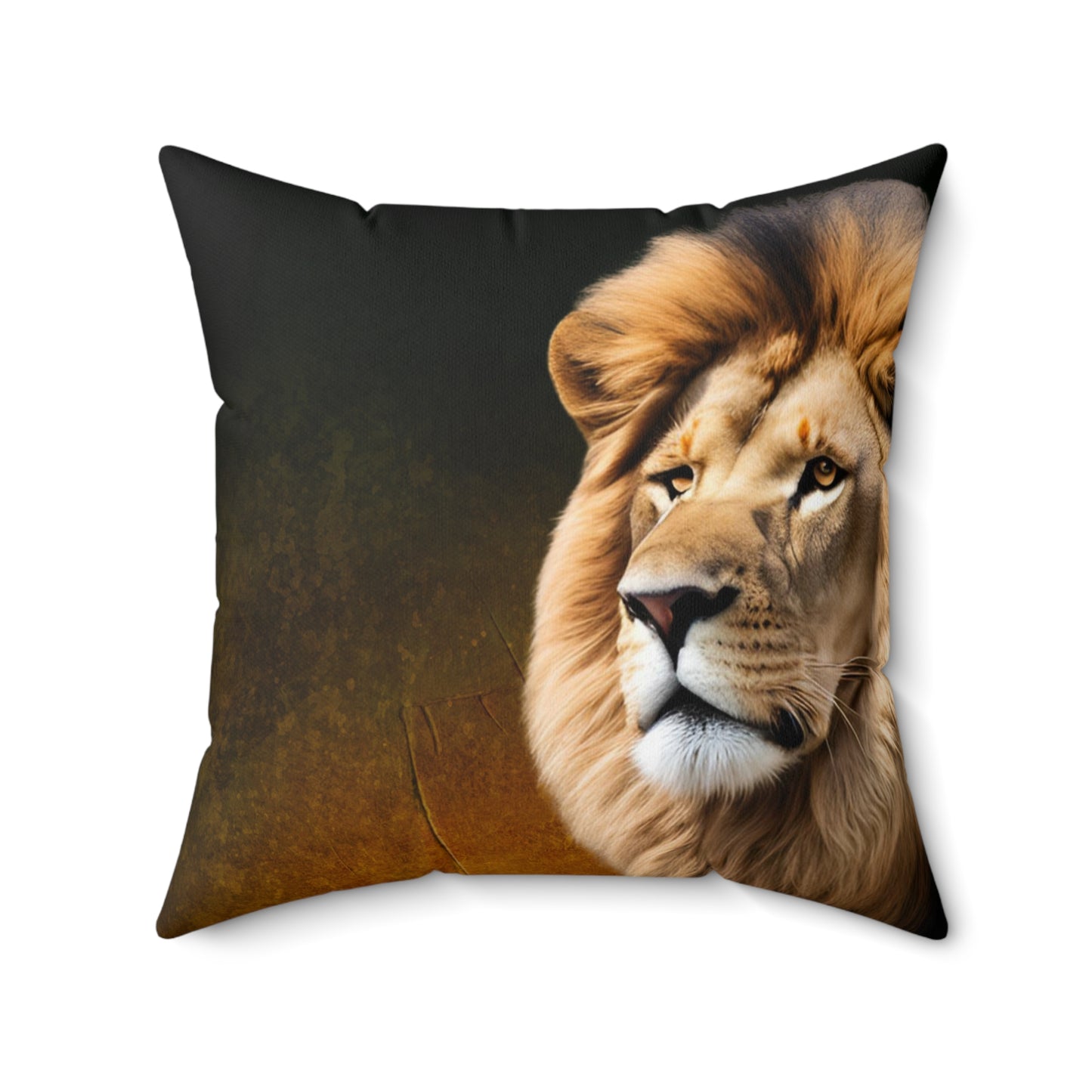 Majestic Lion Square Pillow - Statement Decor for Nature Lovers