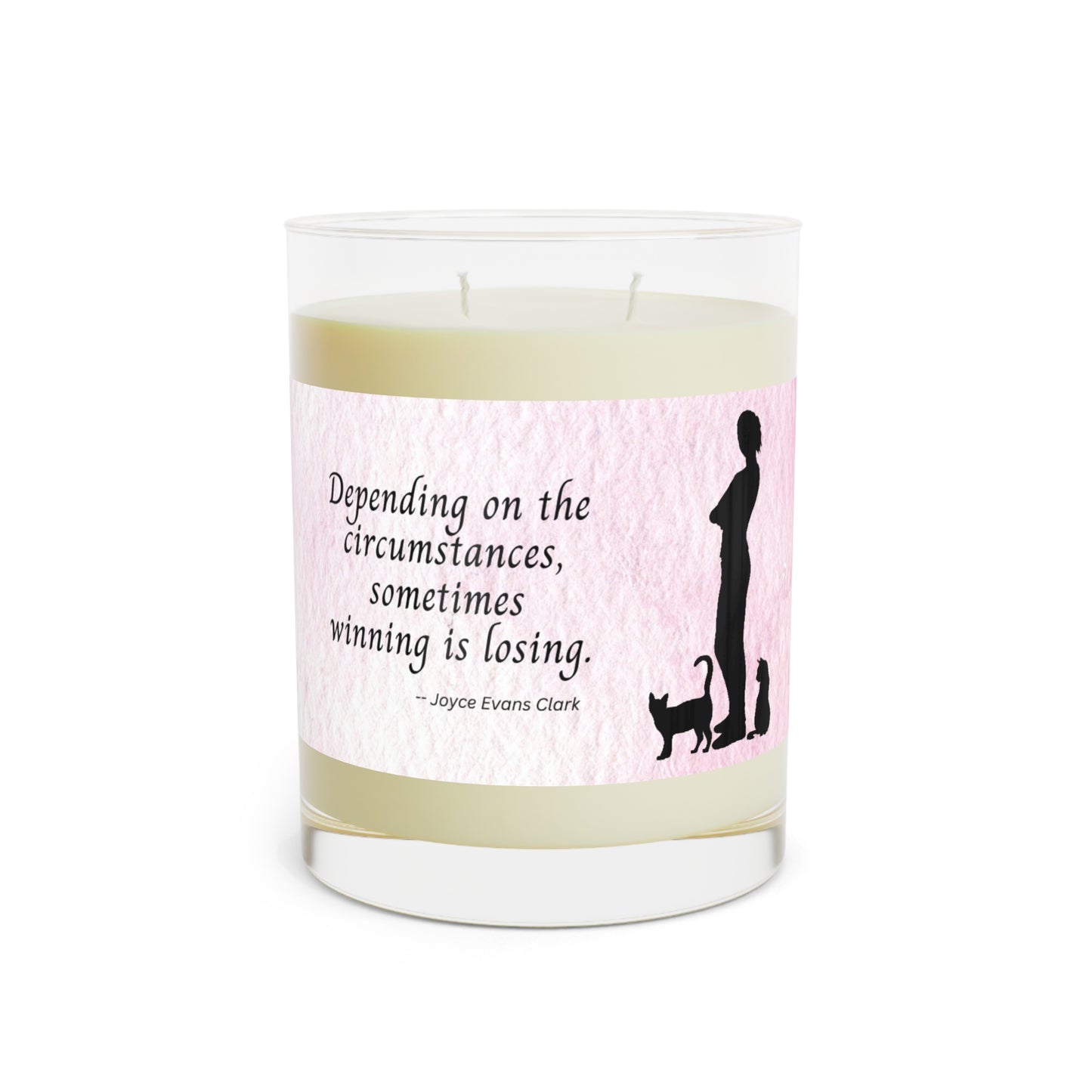 Winning is Losing Scented Candle - Full Glass, 11oz