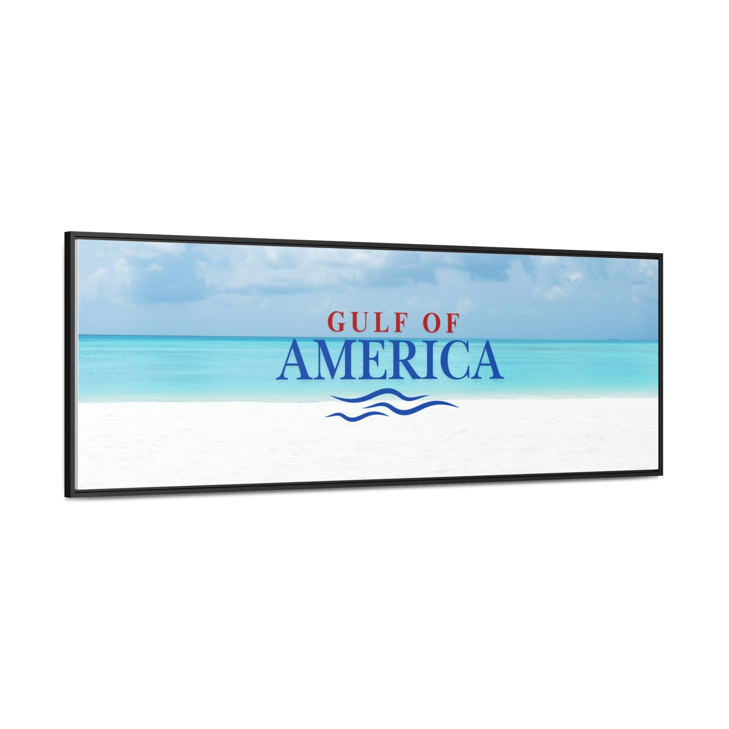 Gulf of America Canvas Wrap - Coastal Wall Art for Beach Lovers