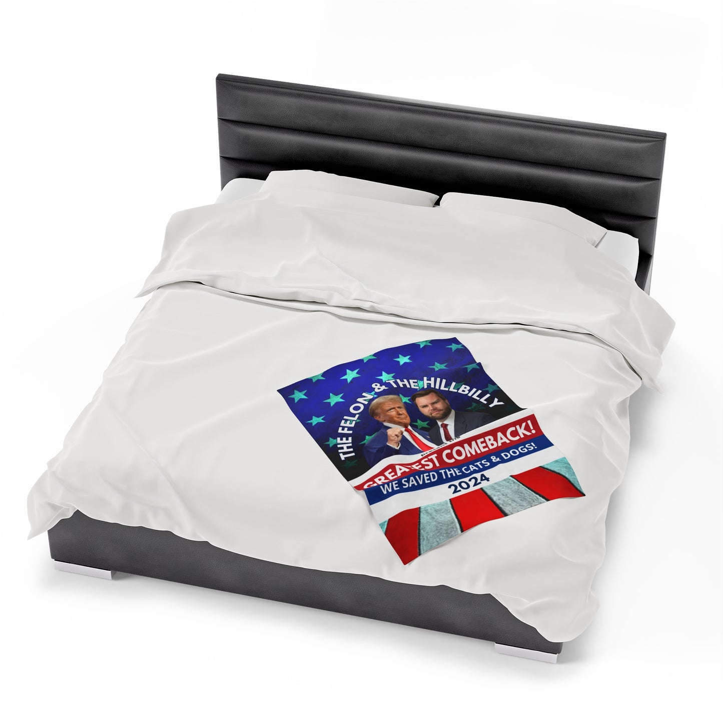 Felon & Hillbilly Greatest Comeback Velveteen Plush Blanket