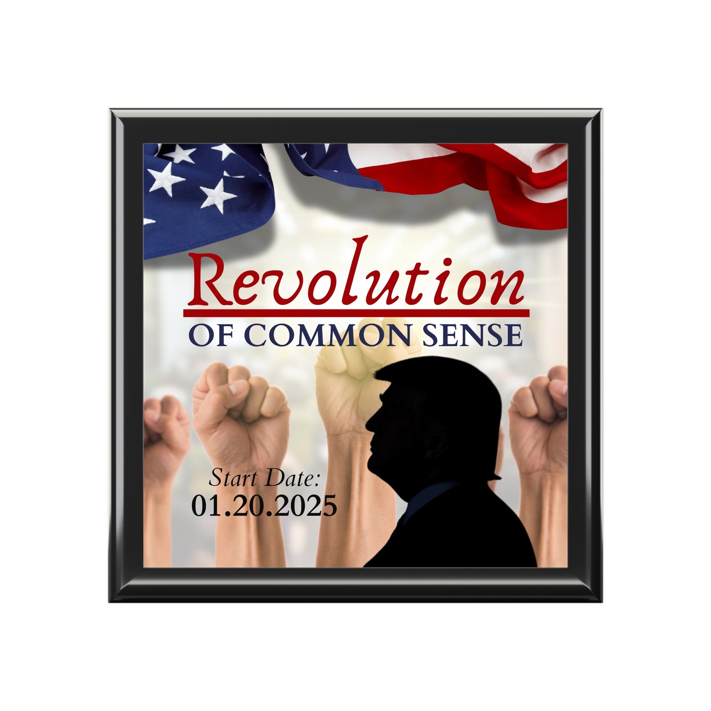 Trump Revolution of Common Sense Jewelry Box