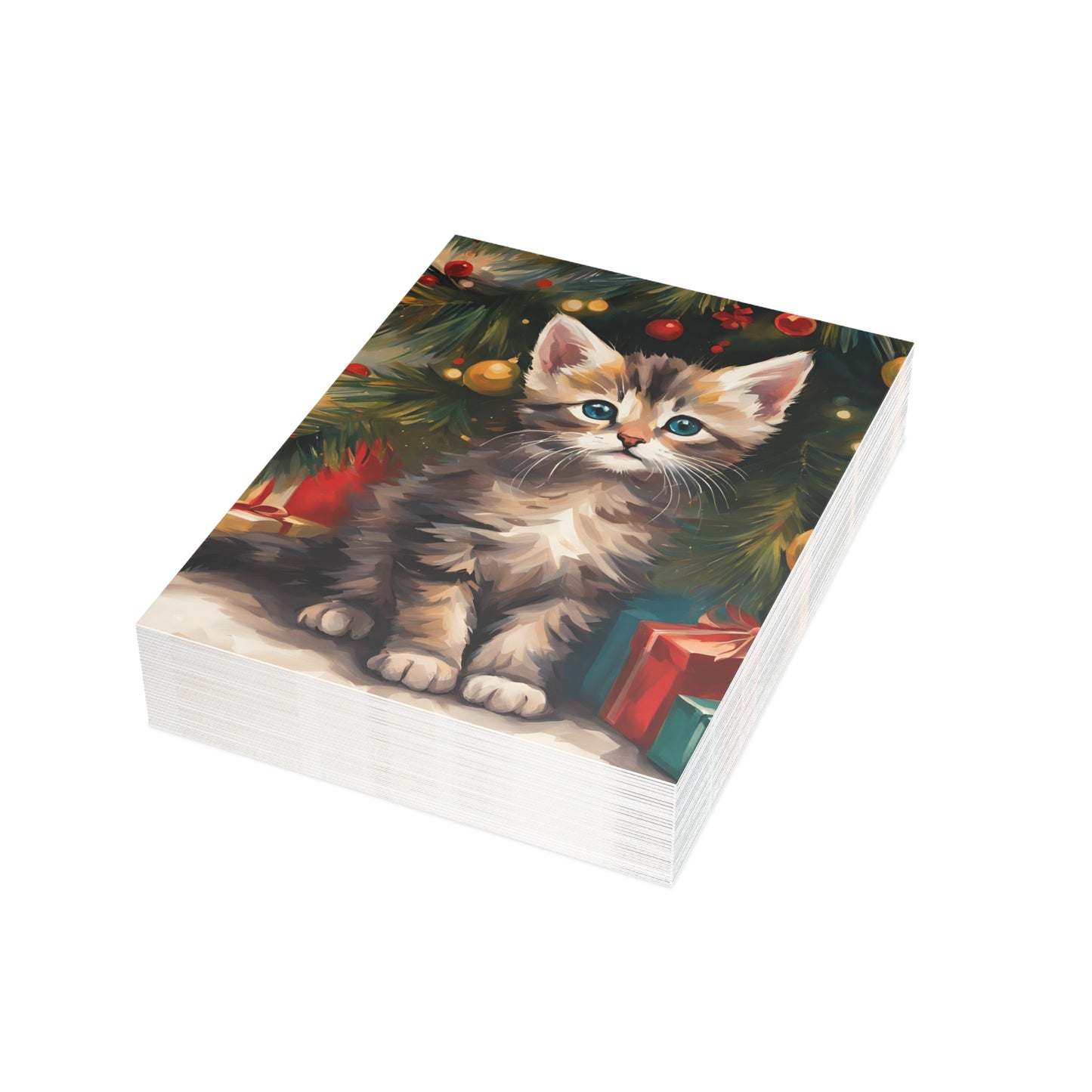 Kittenly Christmas Postcard Bundles (envelopes included)