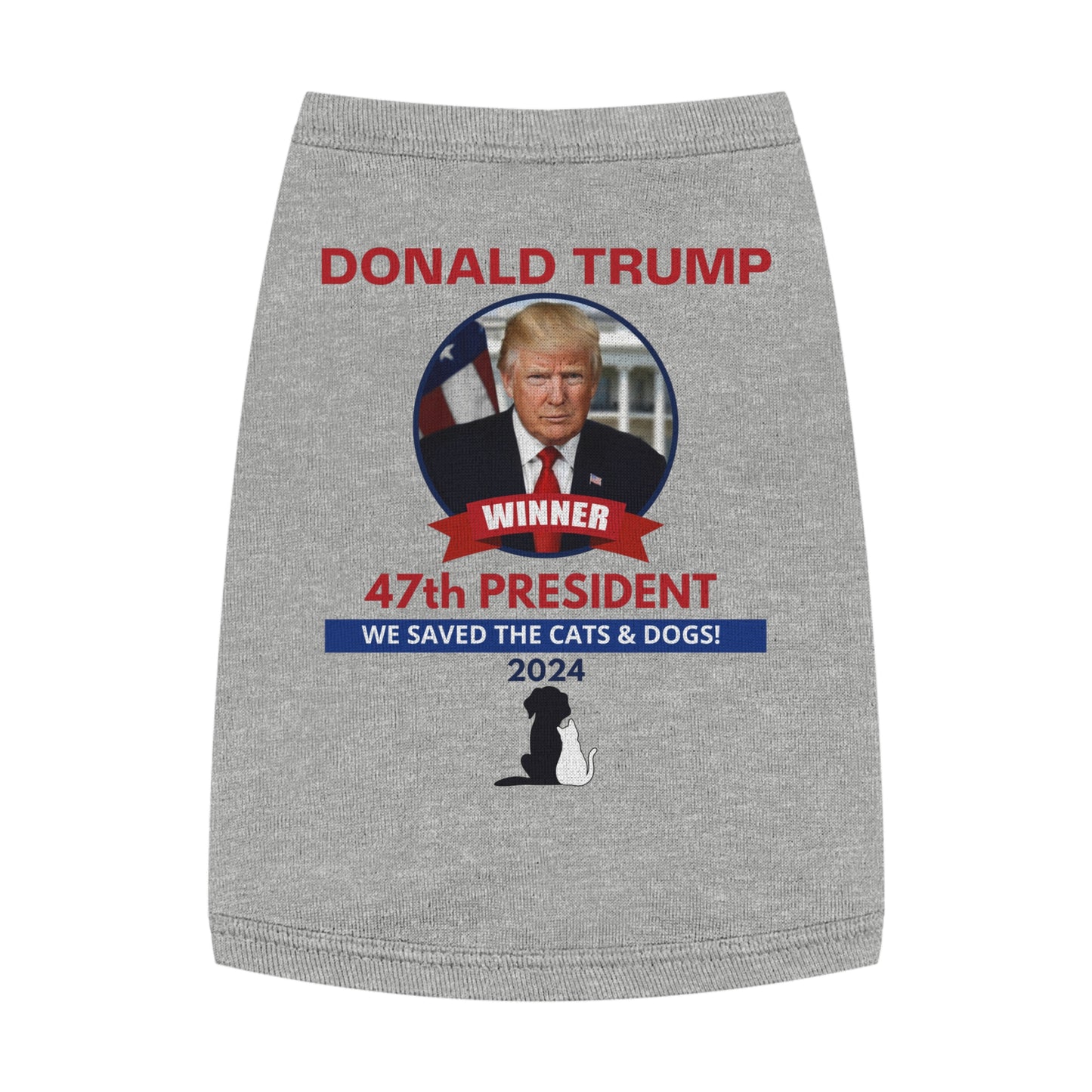 Trump - We Saved the Cats & Dogs Pet Tank Top