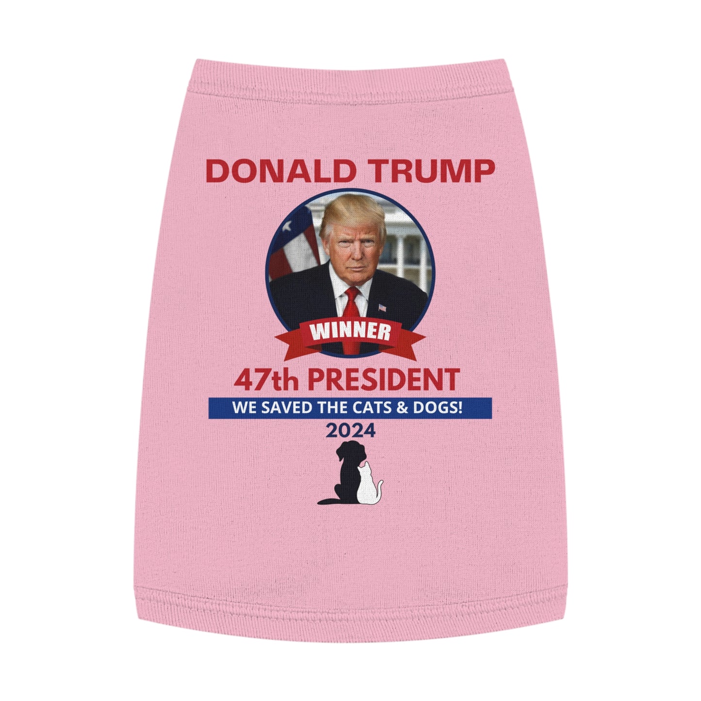 Trump - We Saved the Cats & Dogs Pet Tank Top