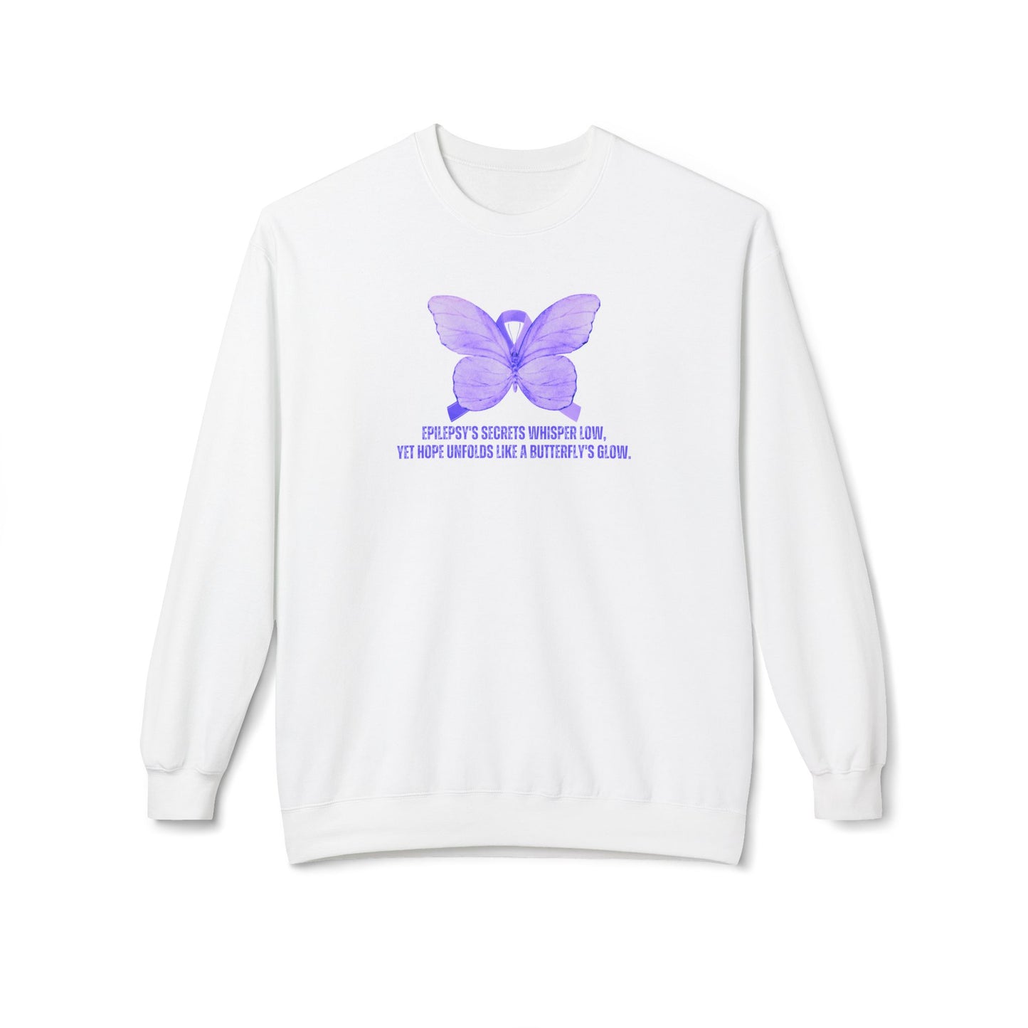 Butterfly's Glow Softstyle Fleece Crewneck Sweatshirt