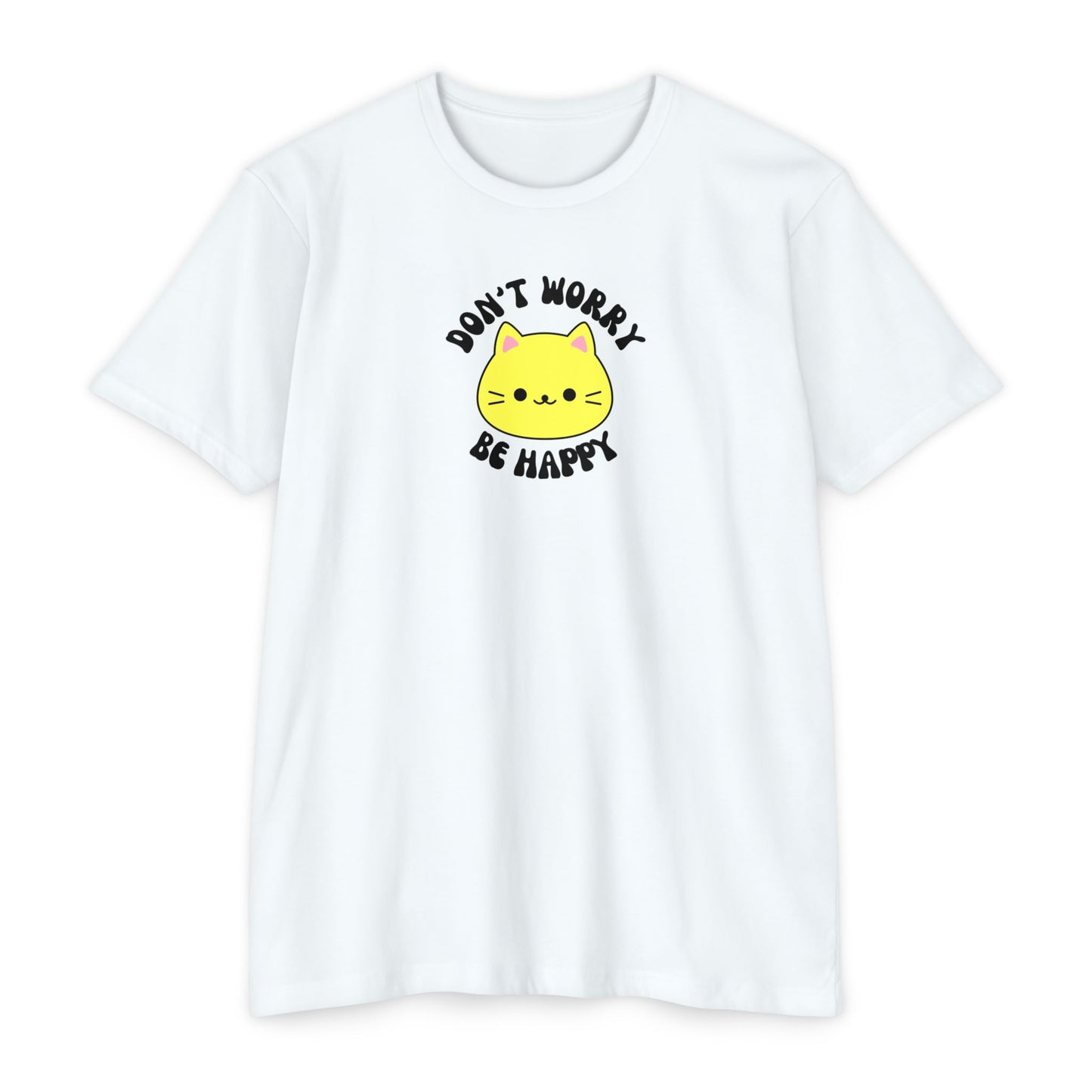 Don't Worry Be Happy Unisex CVC Jersey T - shirt - T - Shirt - Epileptic Al’s Shop