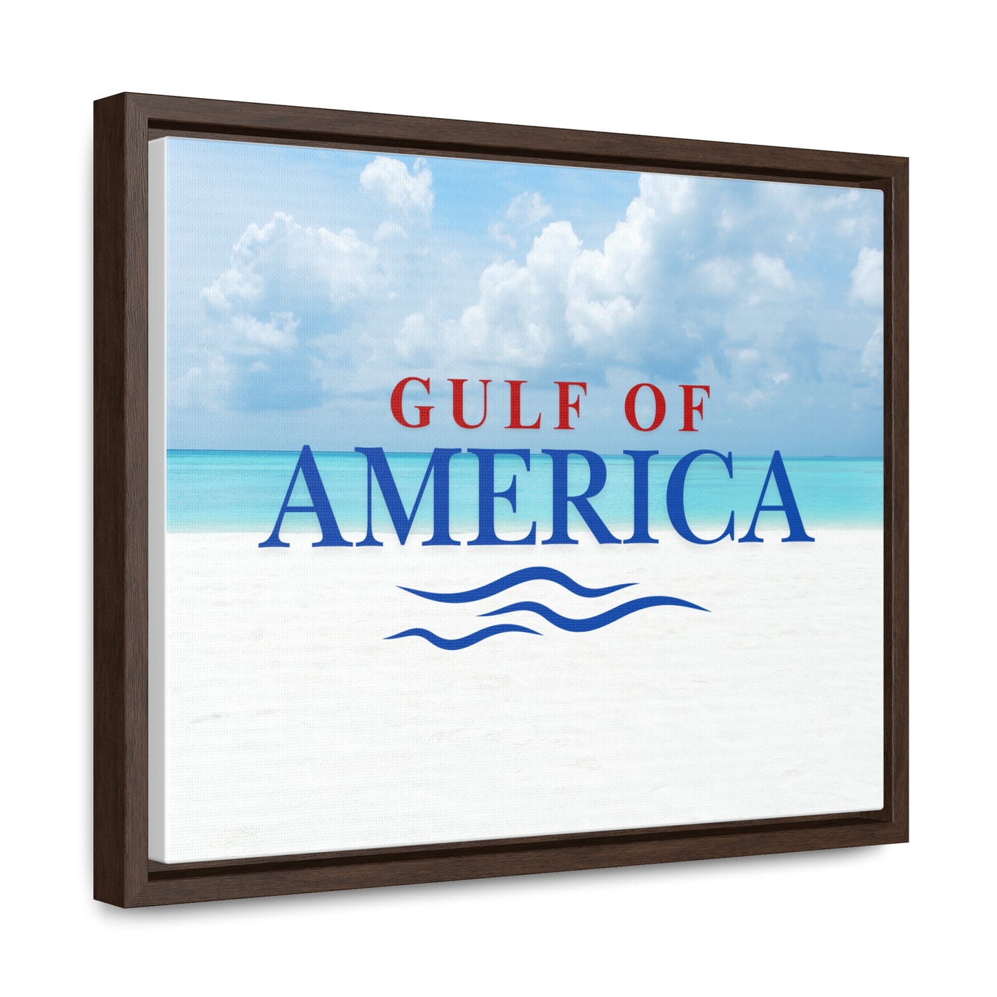 Gulf of America Canvas Wrap - Coastal Wall Art for Beach Lovers