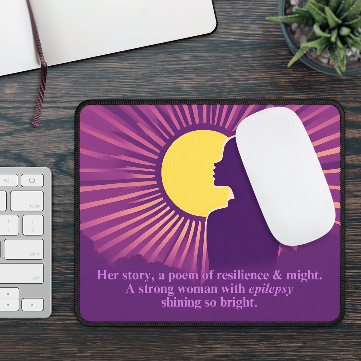 Resilience & Might Epilepsy Awareness Gaming Mouse Pad