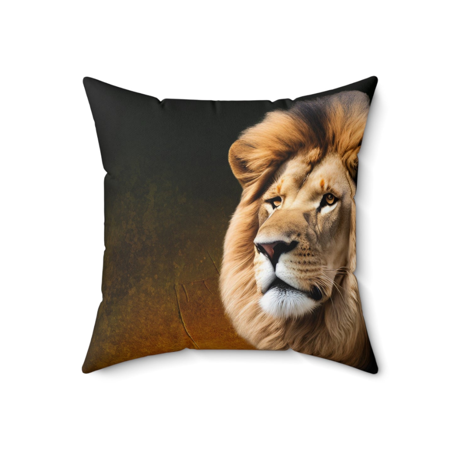 Majestic Lion Square Pillow - Statement Decor for Nature Lovers