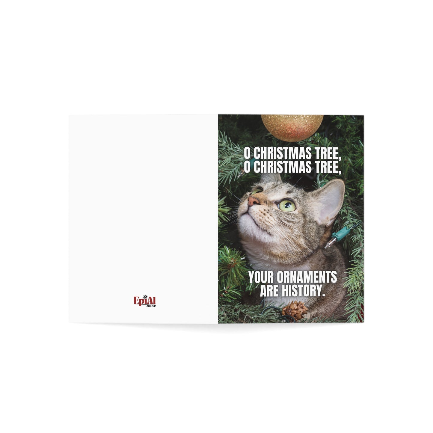 O Christmas Tree Greeting Cards (1, 10, 30, and 50pcs)