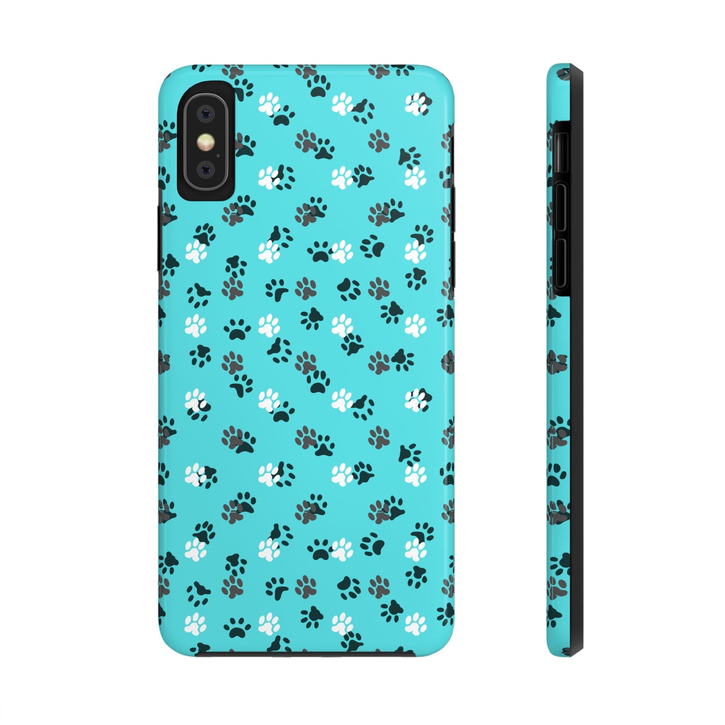 Teal Paws Tough Phone Cases - Phone Case - Epileptic Al’s Shop