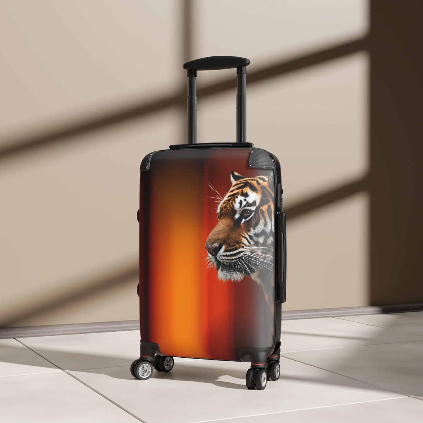 Tiger Print Suitcase - Stylish Travel Luggage for Adventurers