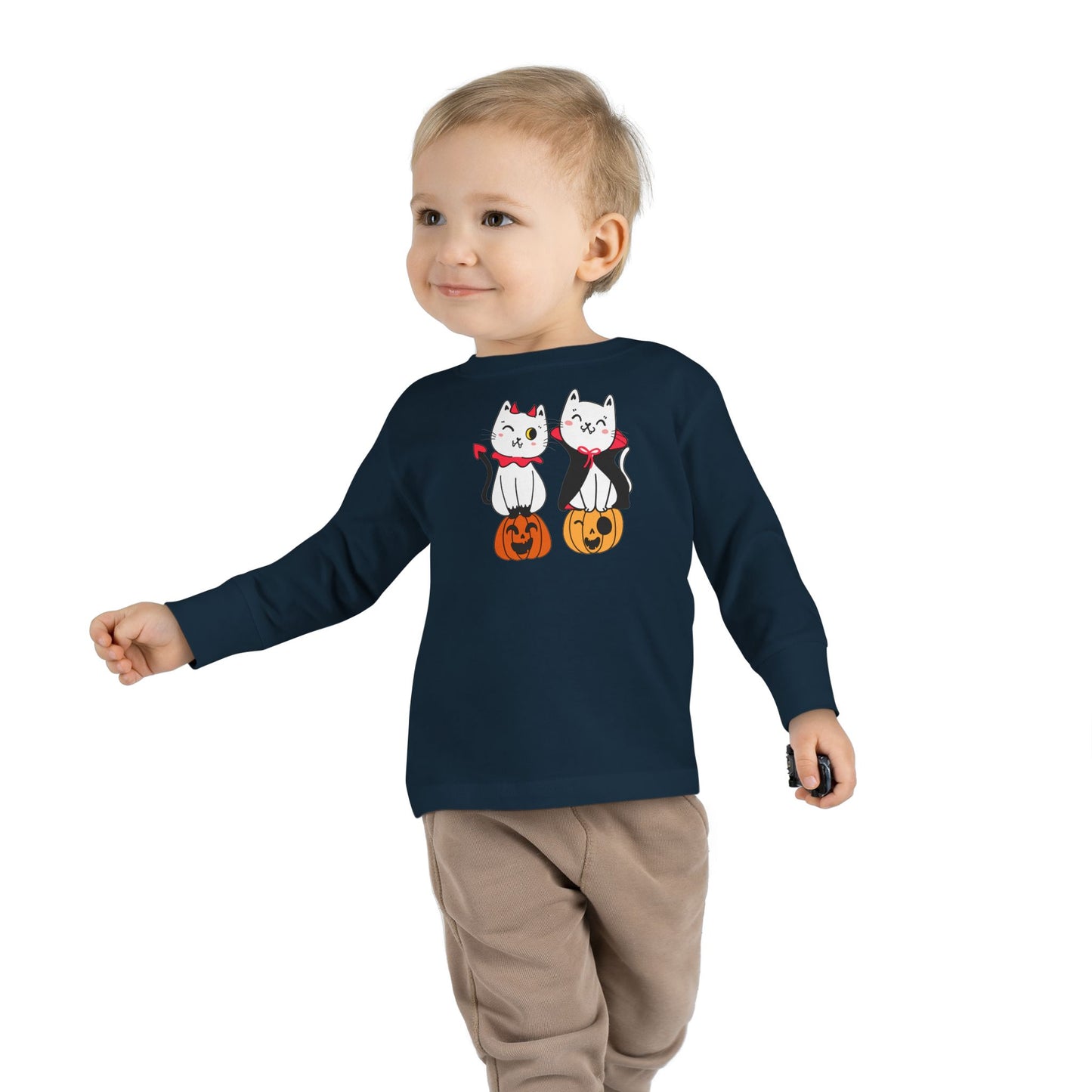 Vampire Kitties Toddler Long Sleeve Tee - Kids clothes - Epileptic Al’s Shop