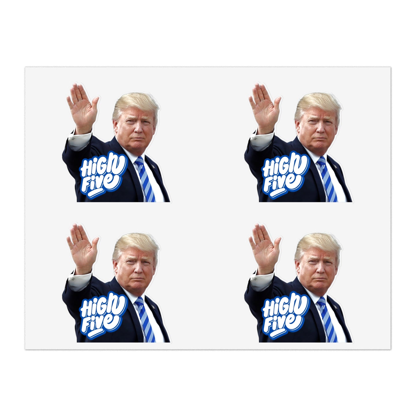 High Five Sticker Sheets - Fun Political Stickers