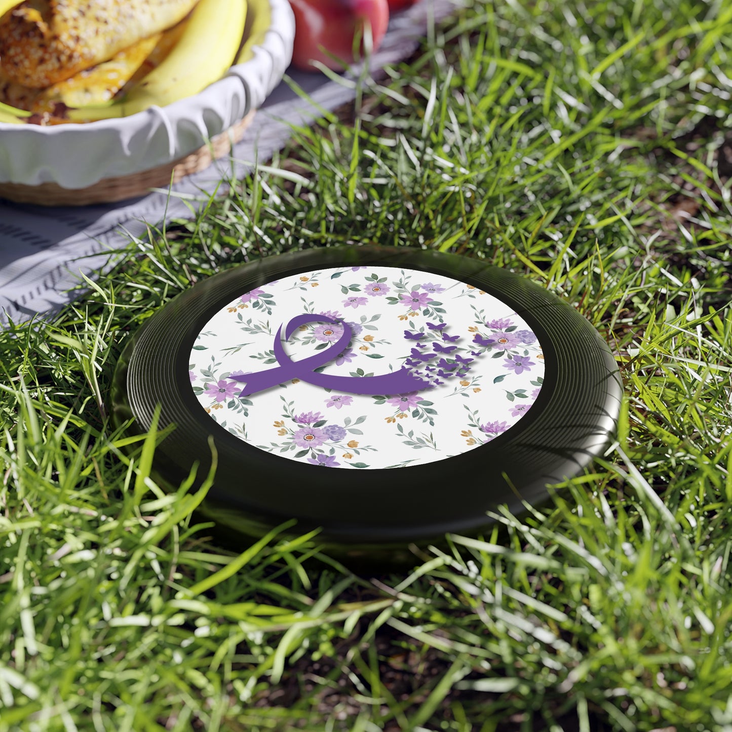 Floral Wham-O Frisbee | Outdoor Fun & Awareness