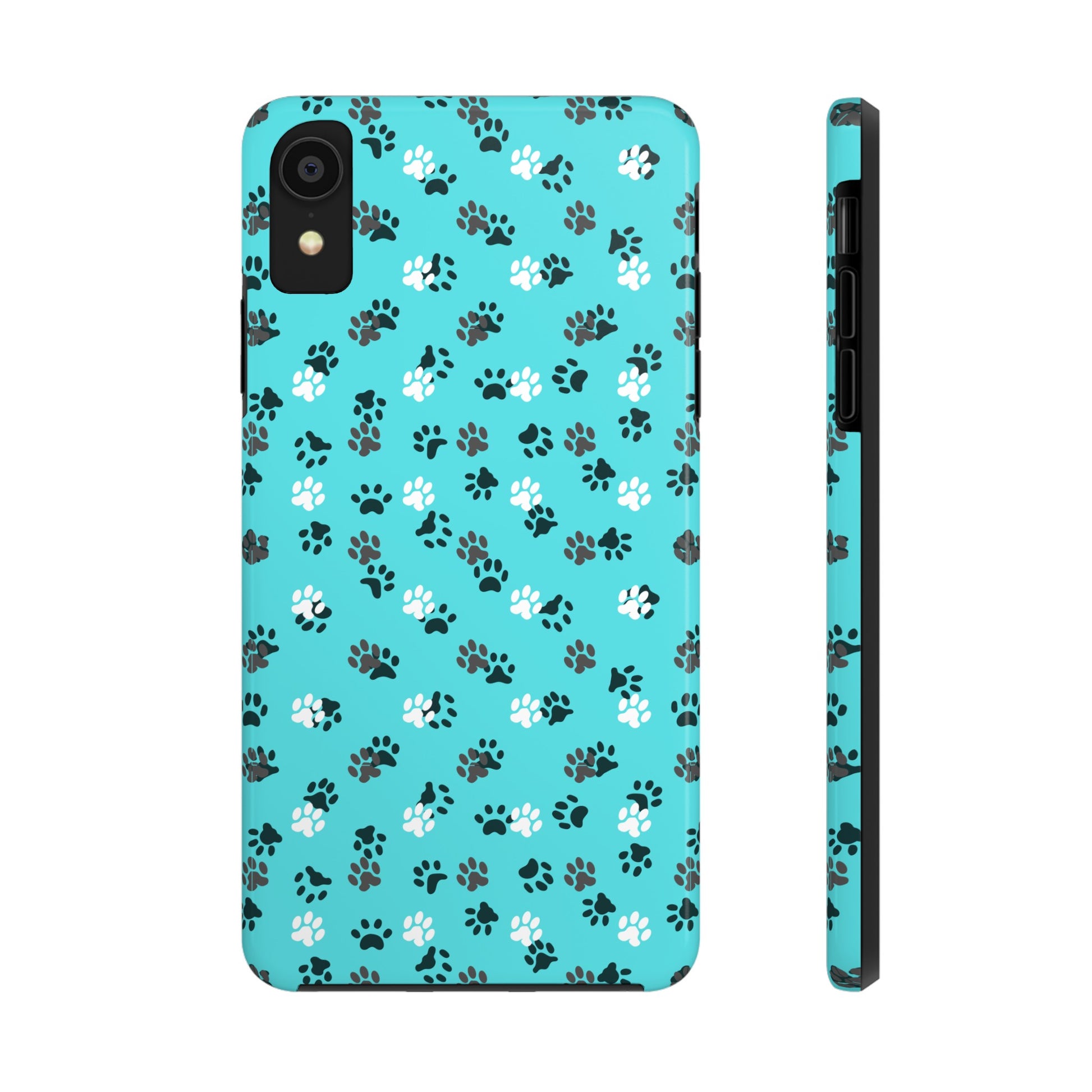 Teal Paws Tough Phone Cases - Phone Case - Epileptic Al’s Shop