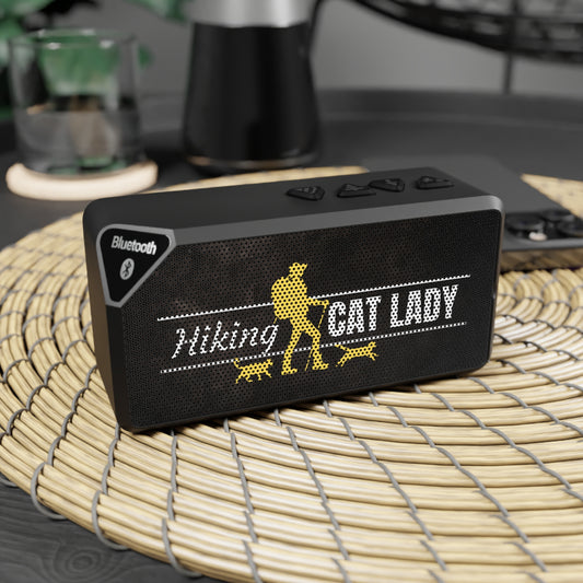 Hiking Cat Lady Jabba Bluetooth Speaker