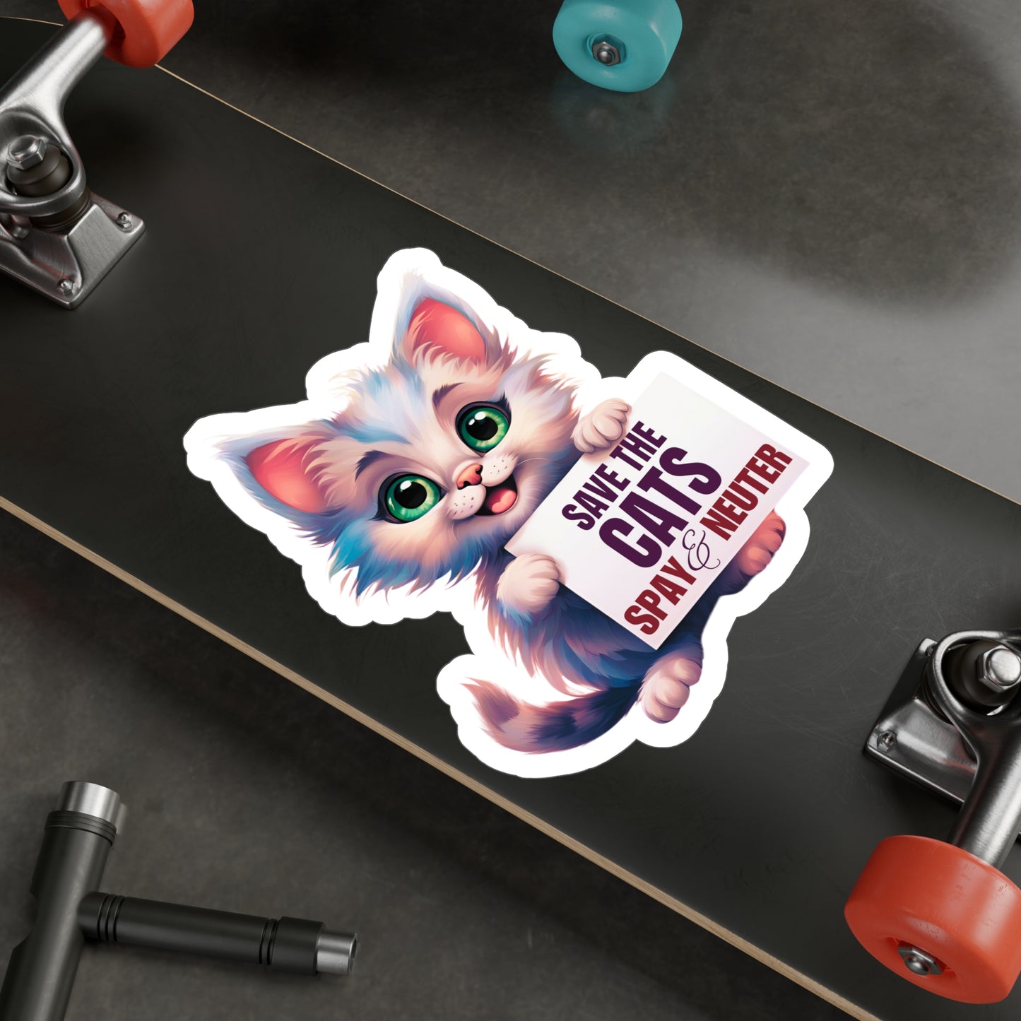 Save the Cats Kiss-Cut Vinyl Decals