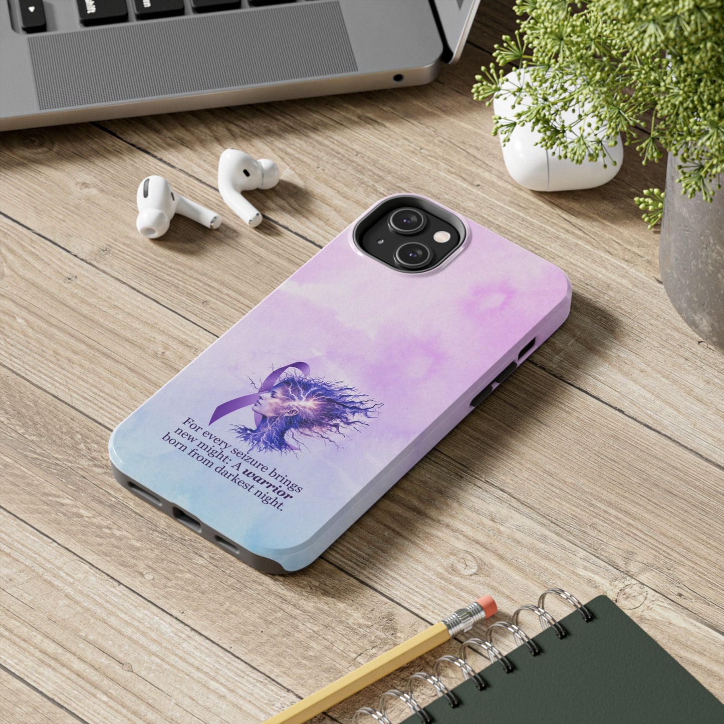 A Warrior is Born Tough Phone Cases