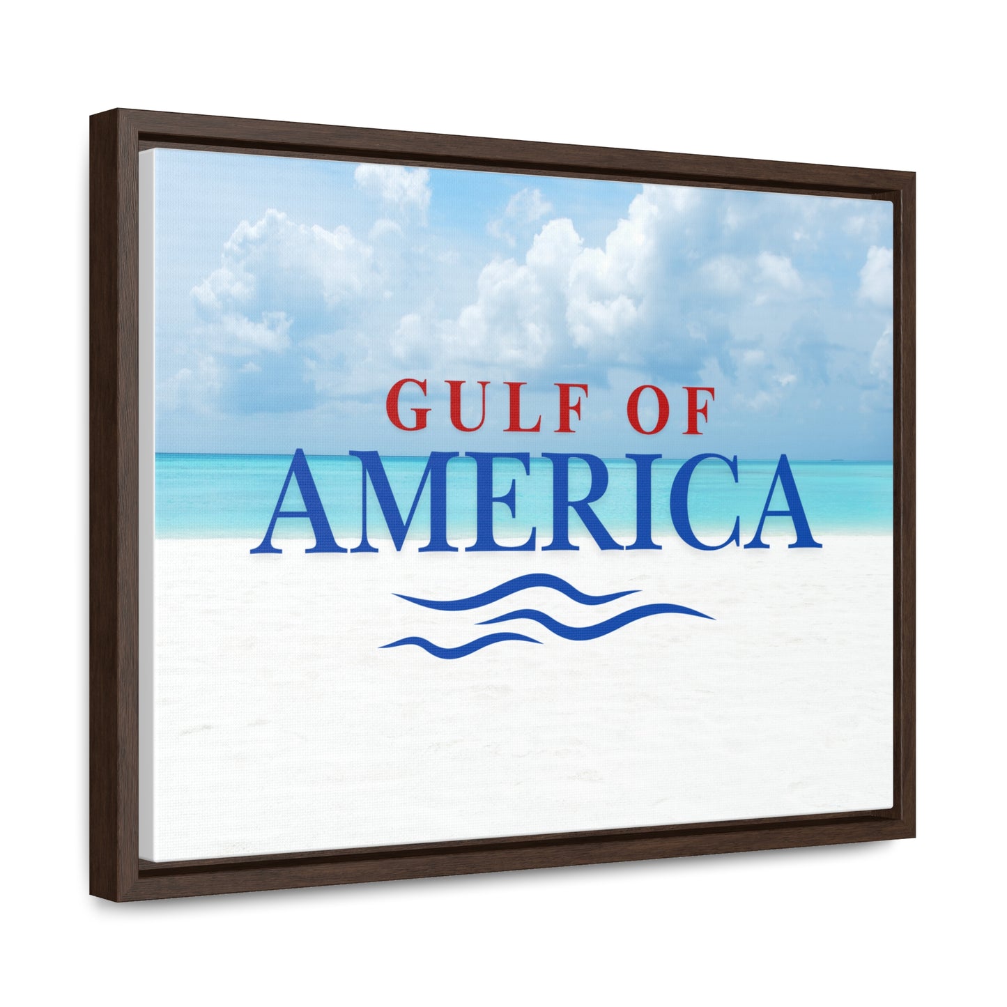 Gulf of America Canvas Wrap - Coastal Wall Art for Beach Lovers