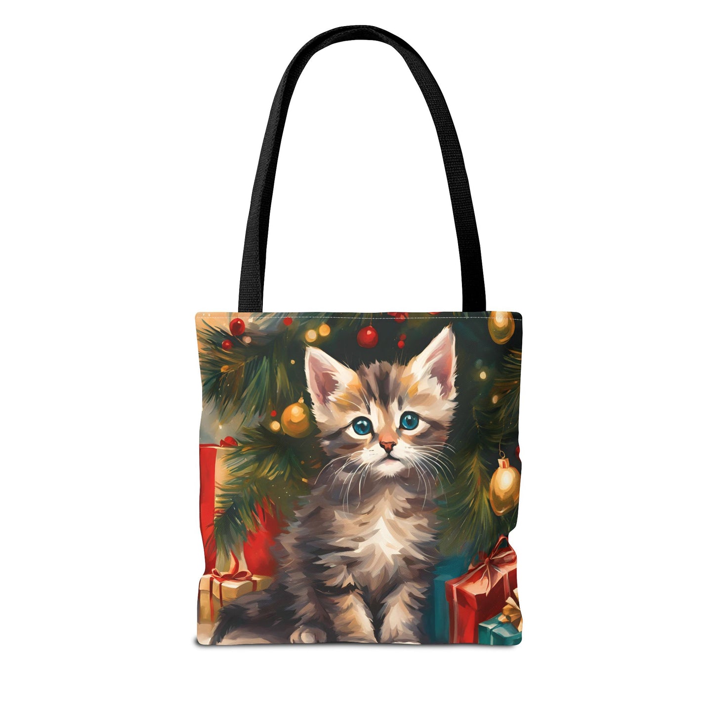 Kittenly Christmas Tote Bag