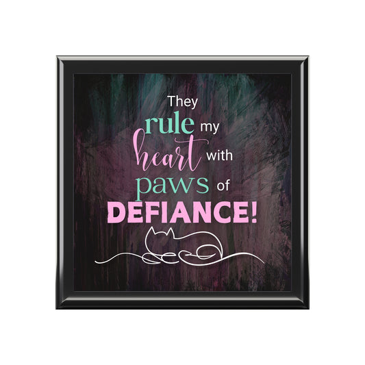 Paws of Defiance Jewelry Box