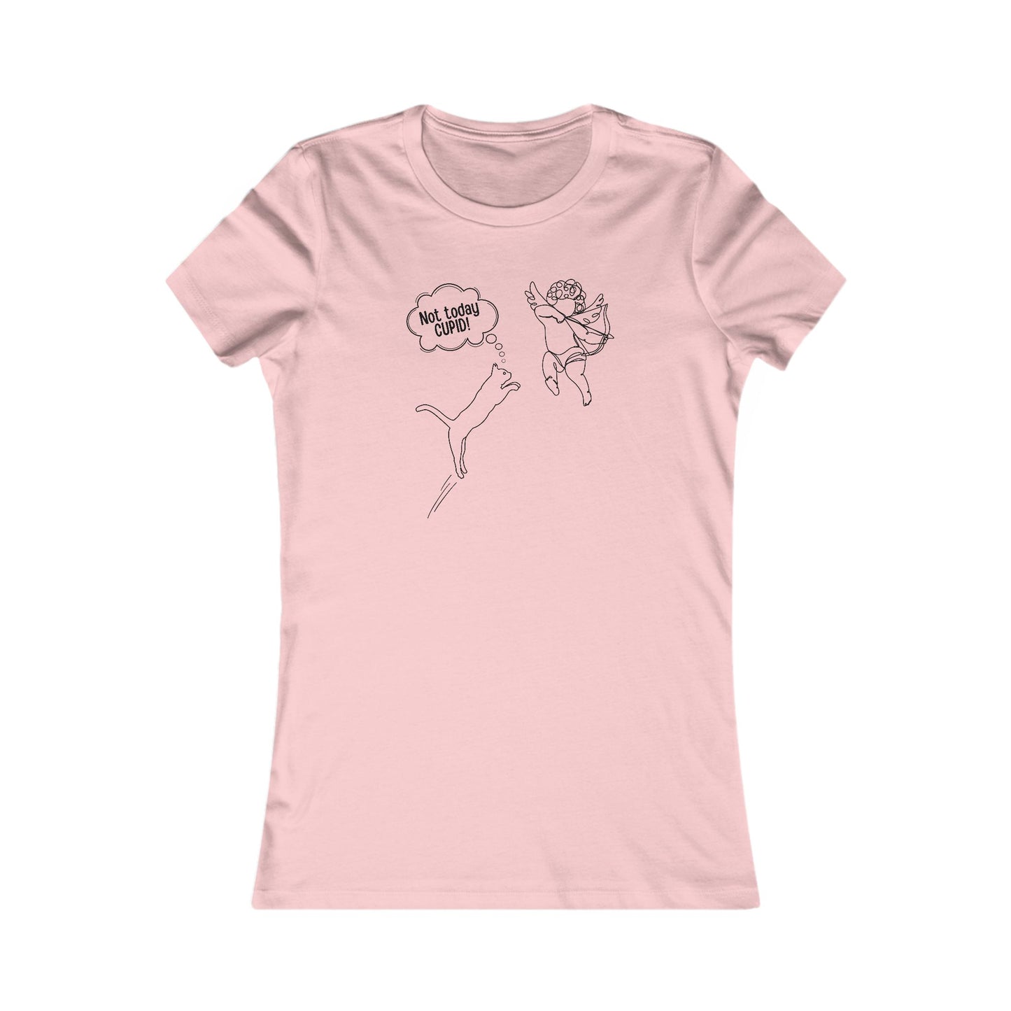 Not Today Cupid Valentines Day Women's Favorite Tee