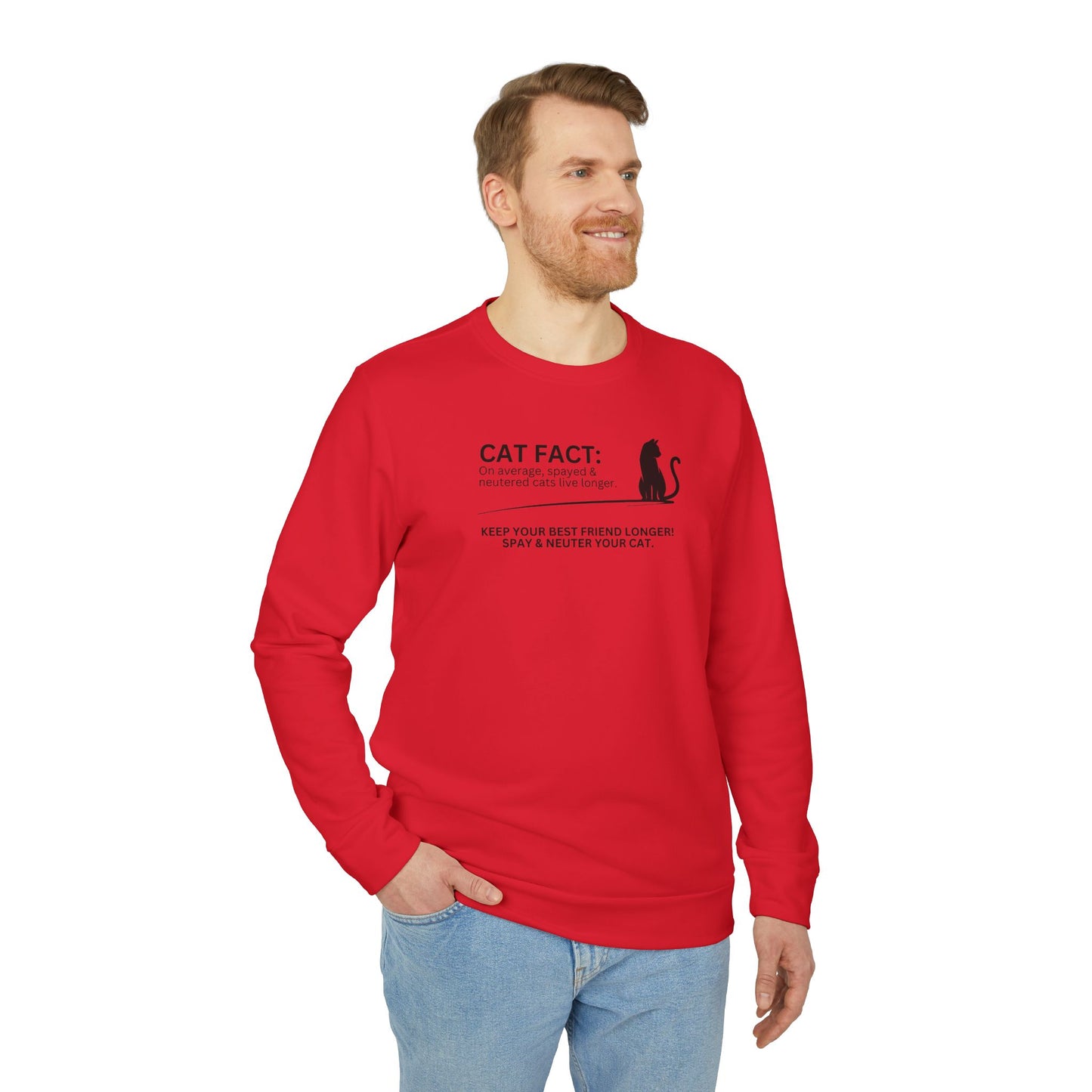 Spay & Neuter adidas Unisex Fleece Crewneck Sweatshirt