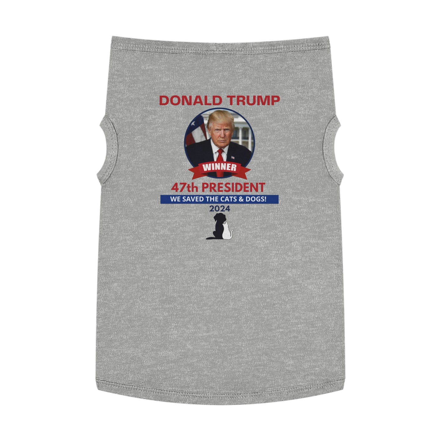 Trump - We Saved the Cats & Dogs Pet Tank Top