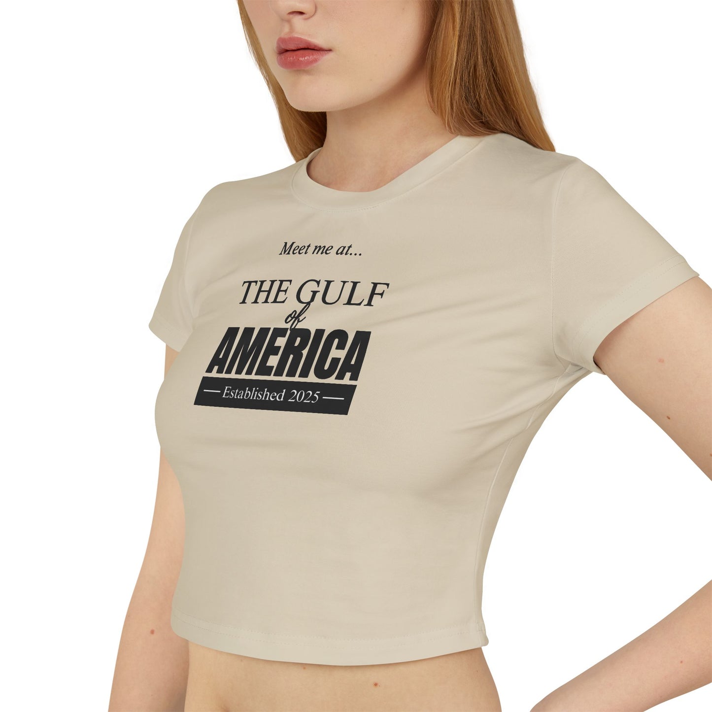 The Gulf of America Women's Baby Tee - Casual Chic Summer Top