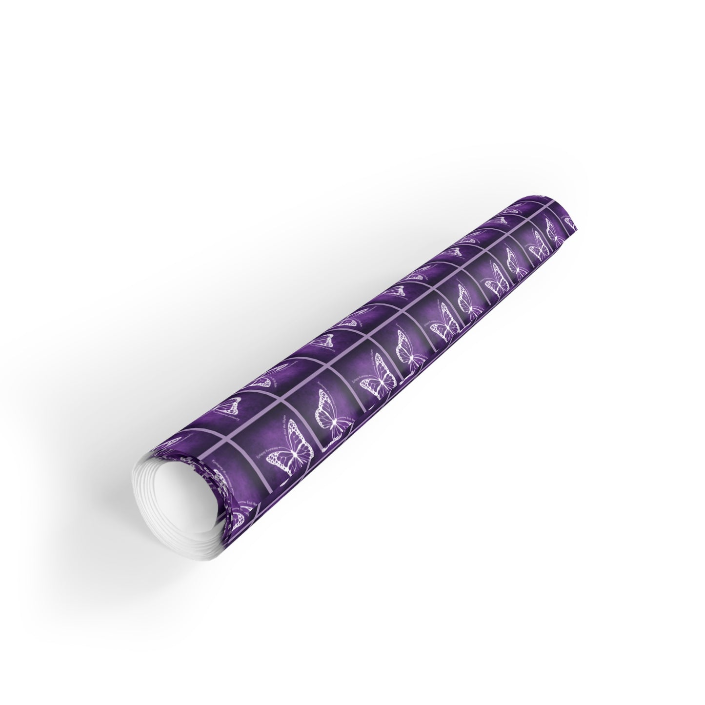 Elegant Purple Butterfly Gift Wrapping Paper Roll - Perfect for All Occasions