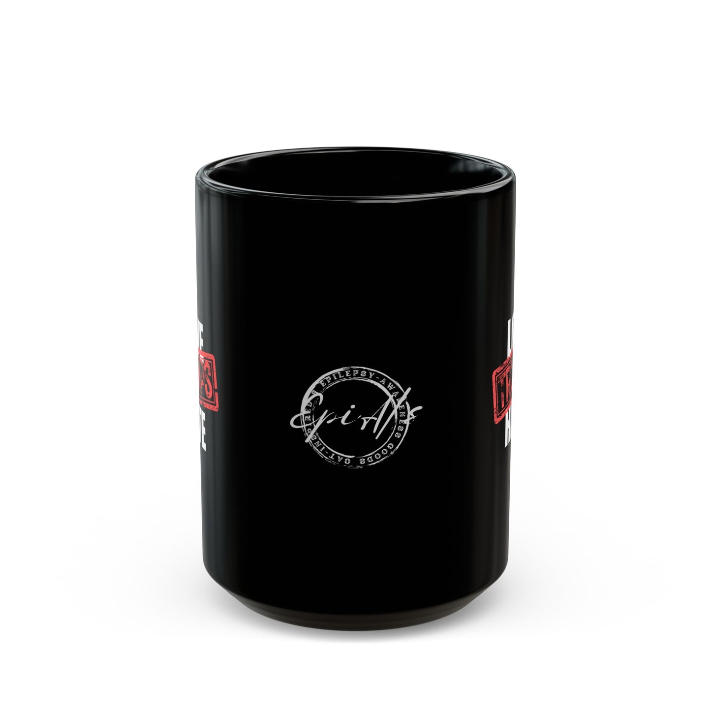 Love Trumps Hate Black Mug (11oz, 15oz)