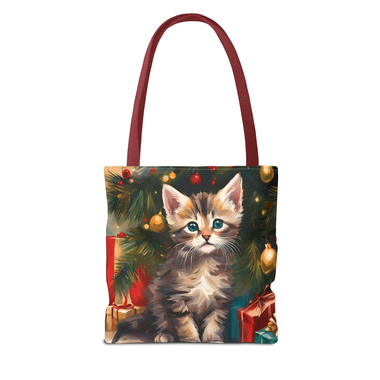 Kittenly Christmas Tote Bag