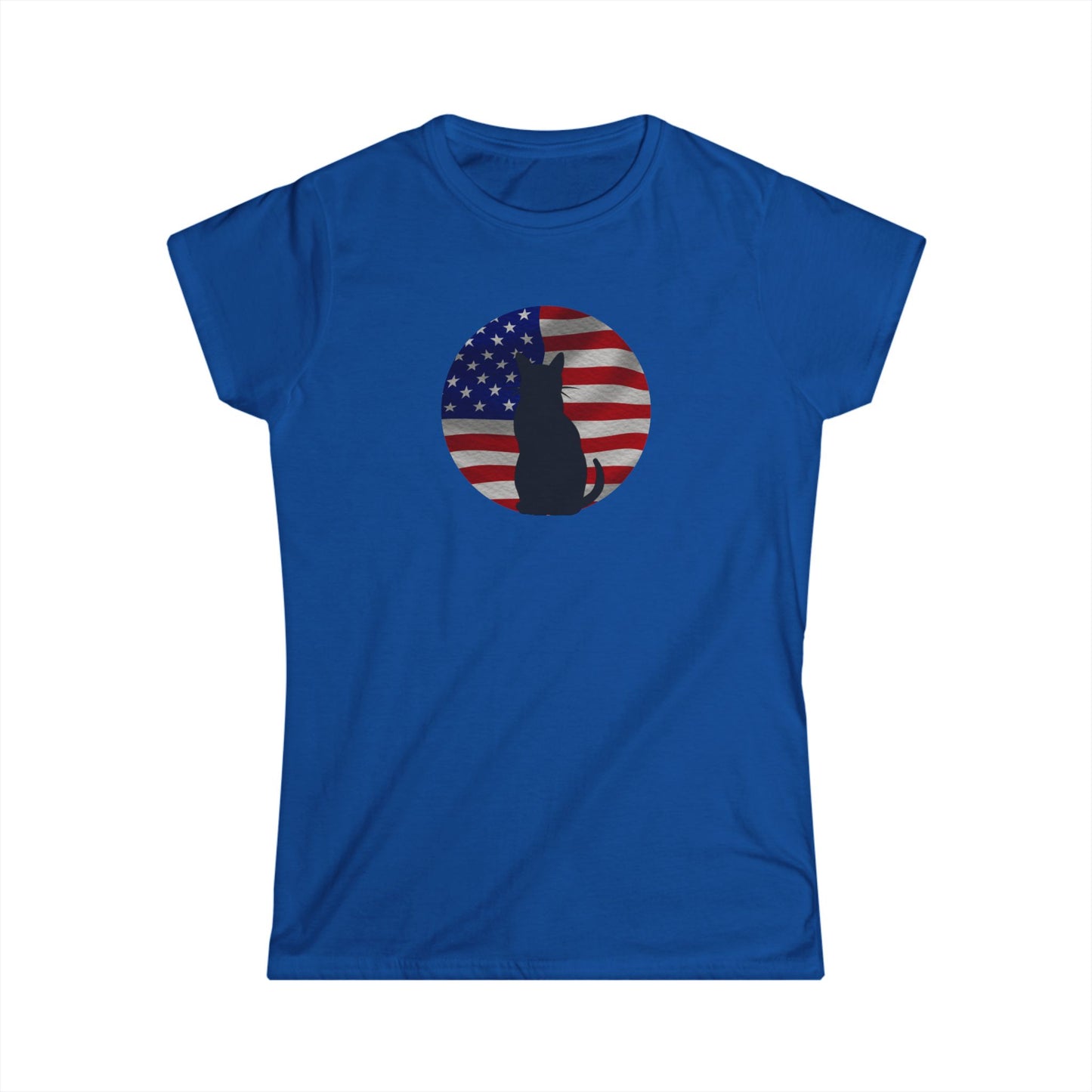 Patriotic Women's Softstyle Tee - T - Shirt - Epileptic Al’s Shop